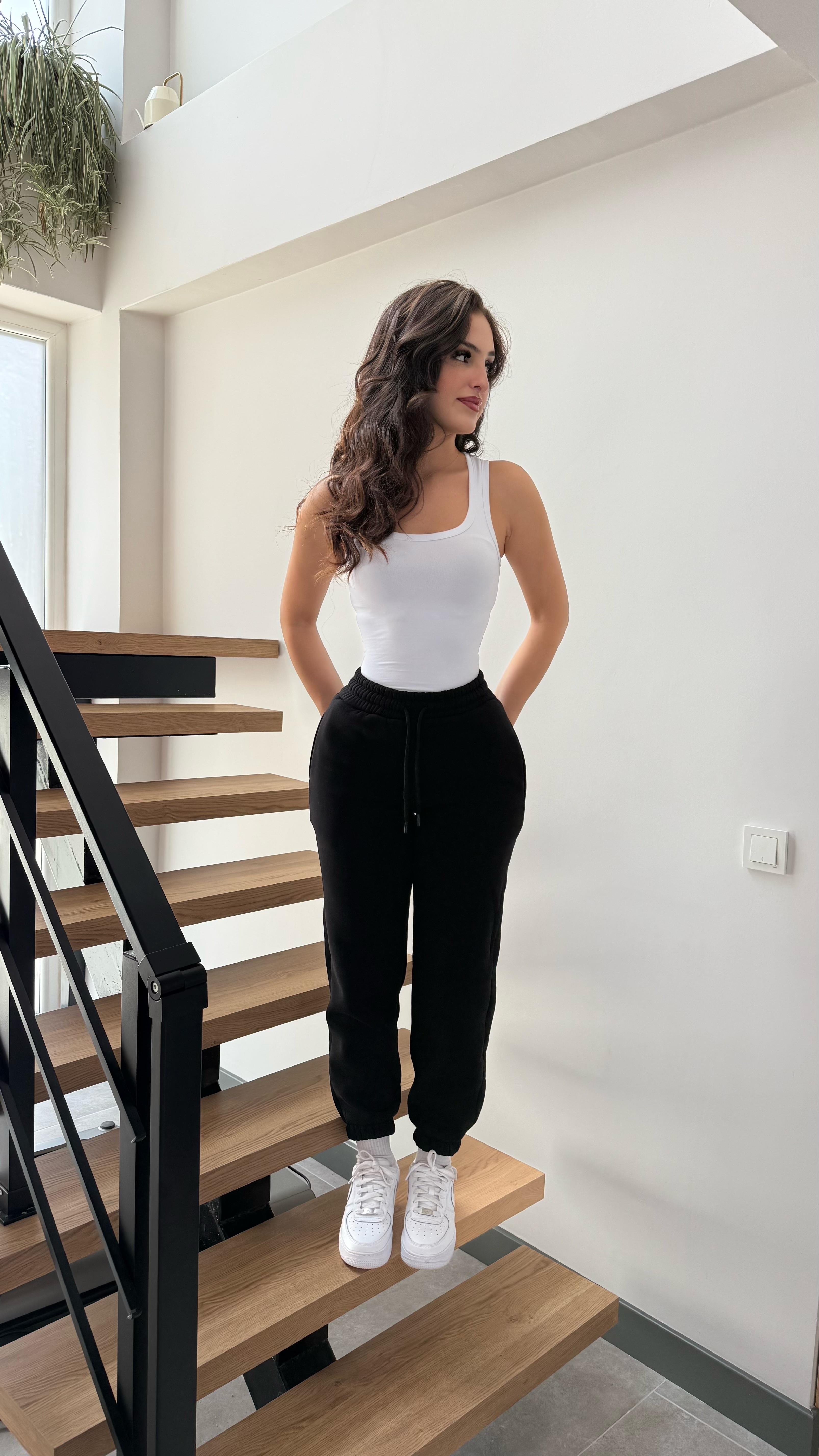 Jogger Lastikli Eşofman Siyah