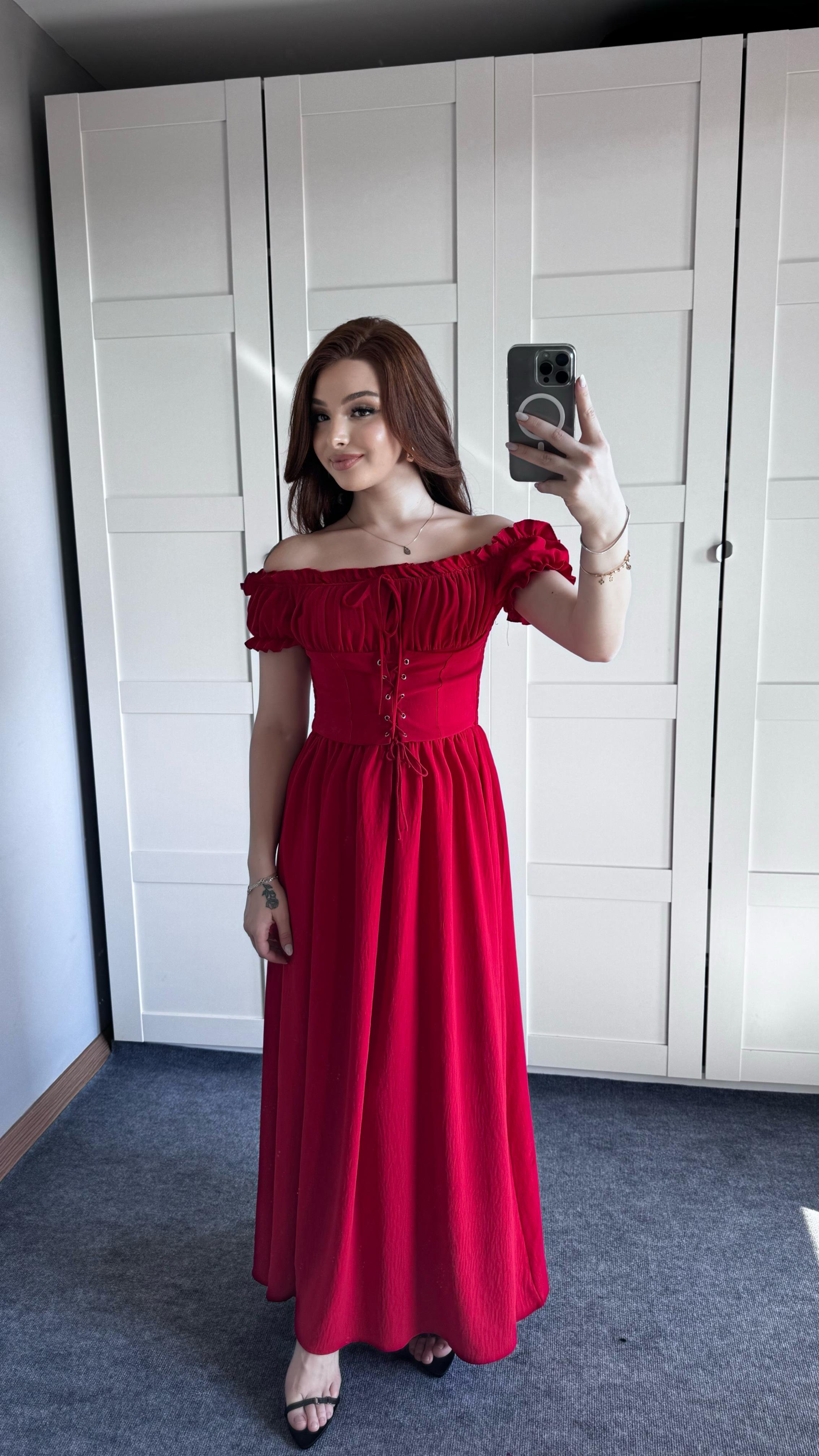 Juliet Kırmızı Elbise
