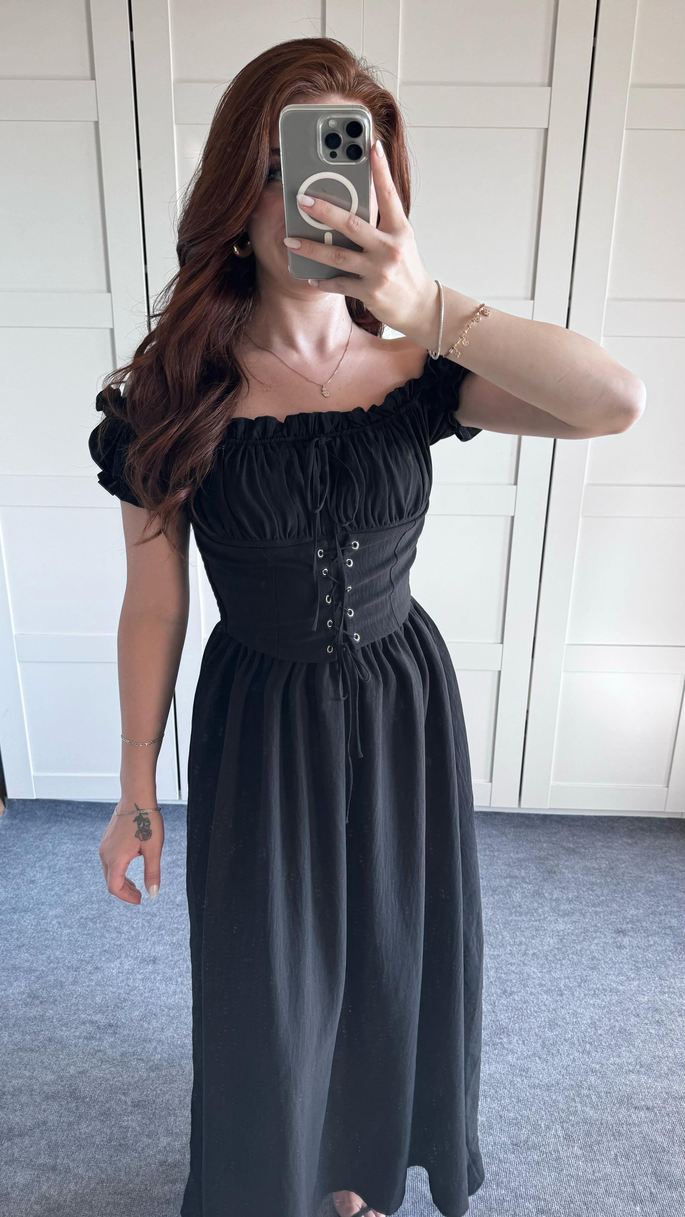 Juliet Siyah Elbise