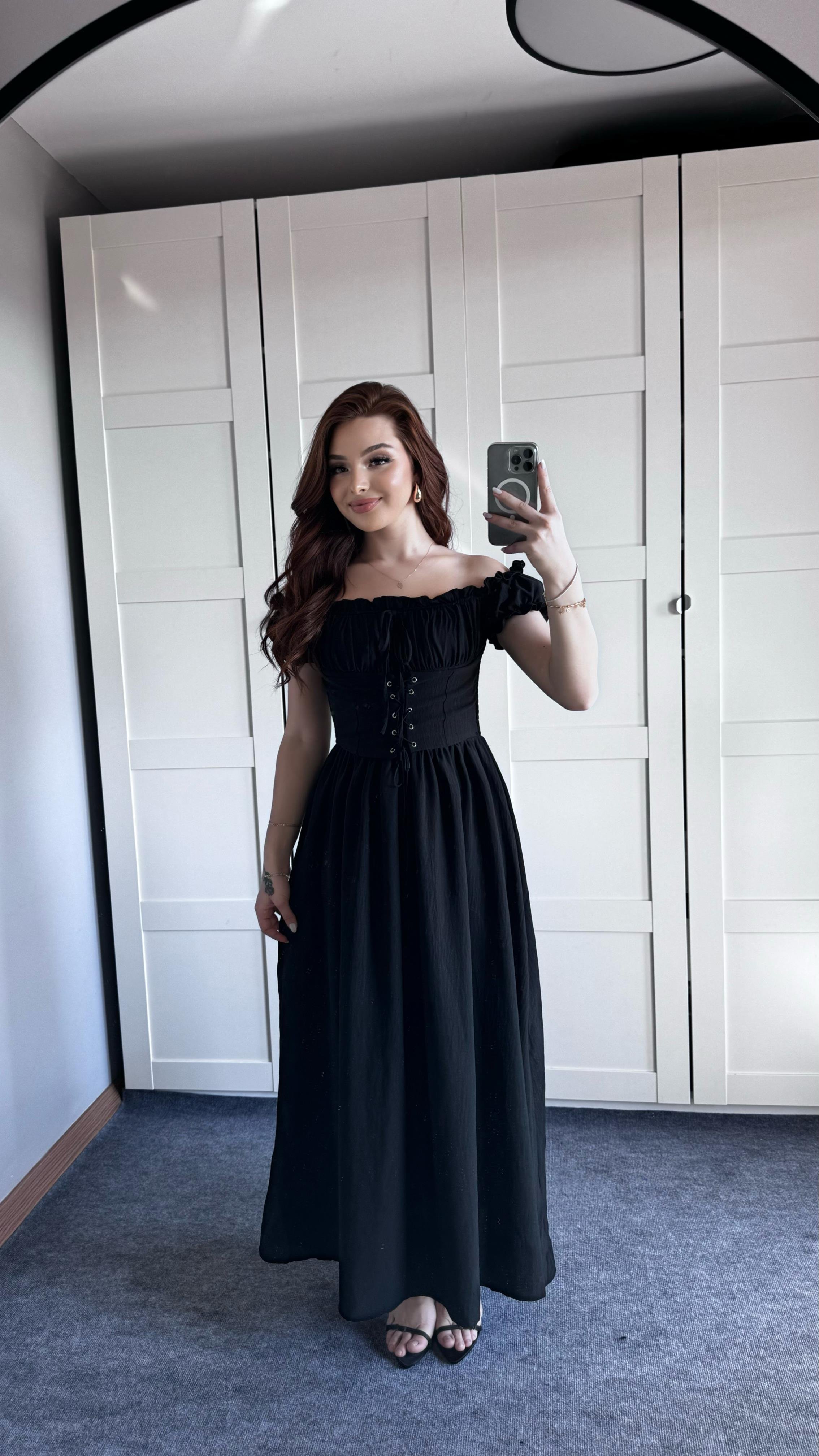 Juliet Siyah Elbise