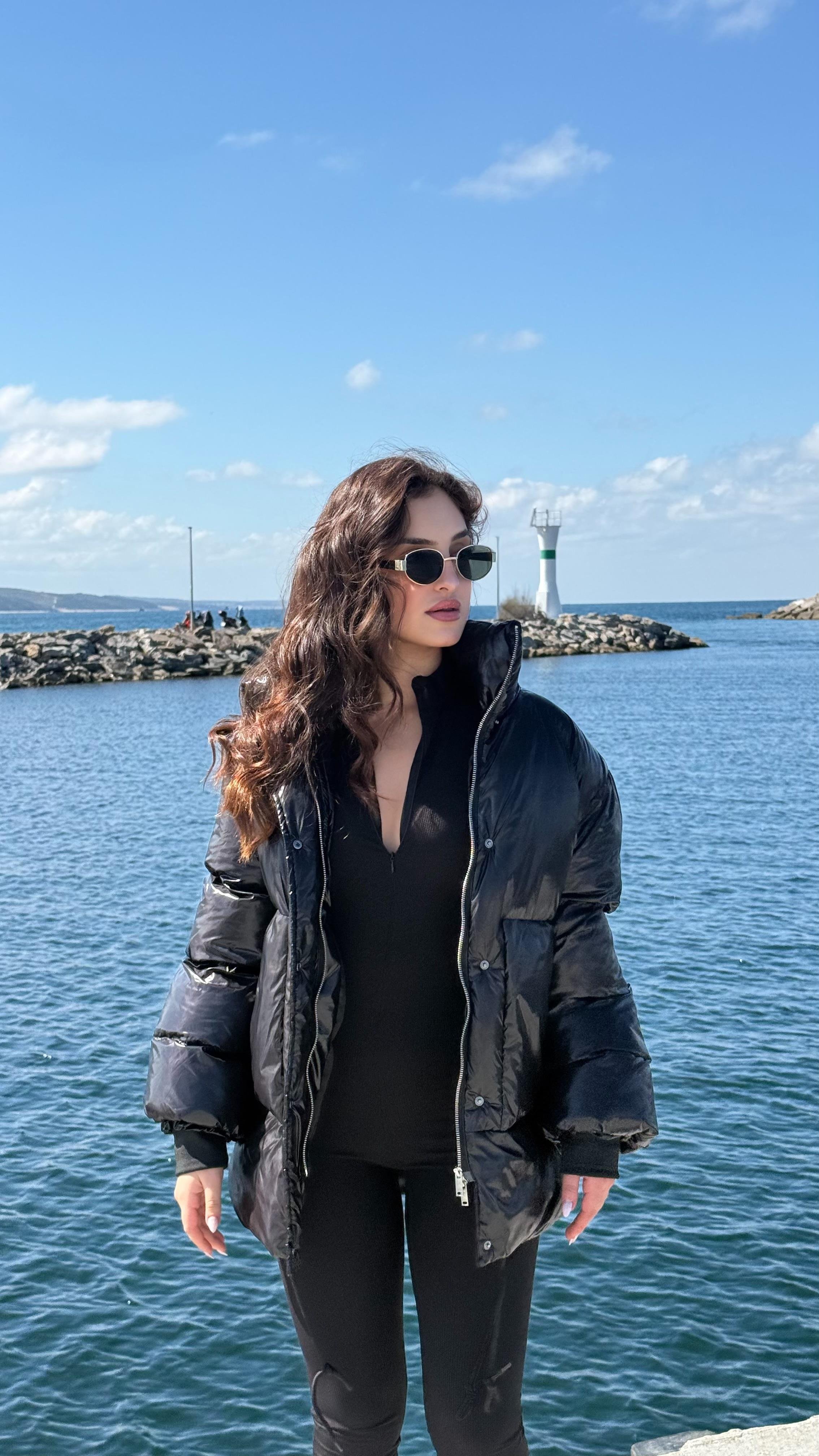 Kingsman Şişme Mont Siyah
