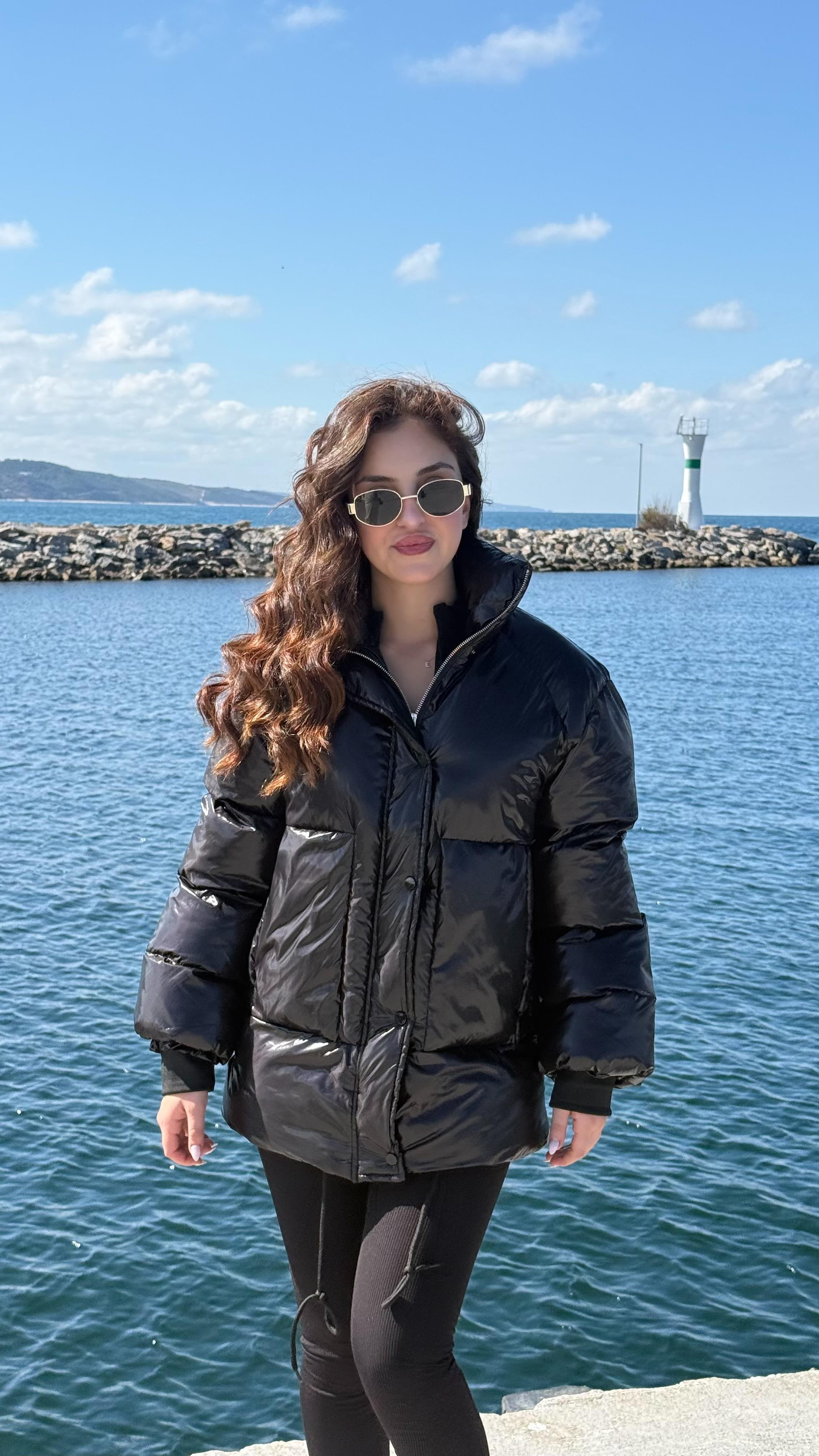 Kingsman Şişme Mont Siyah