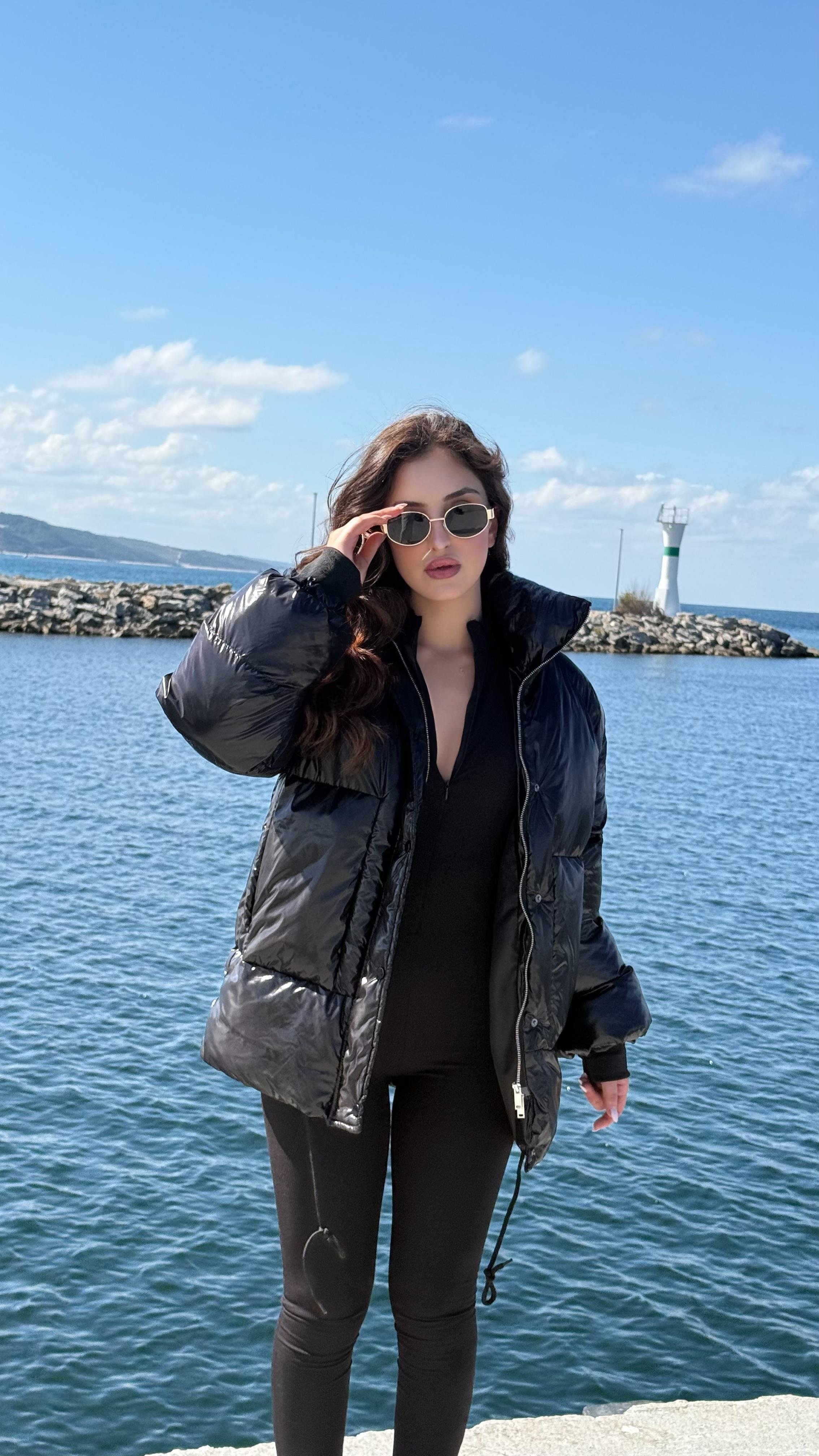 Kingsman Şişme Mont Siyah