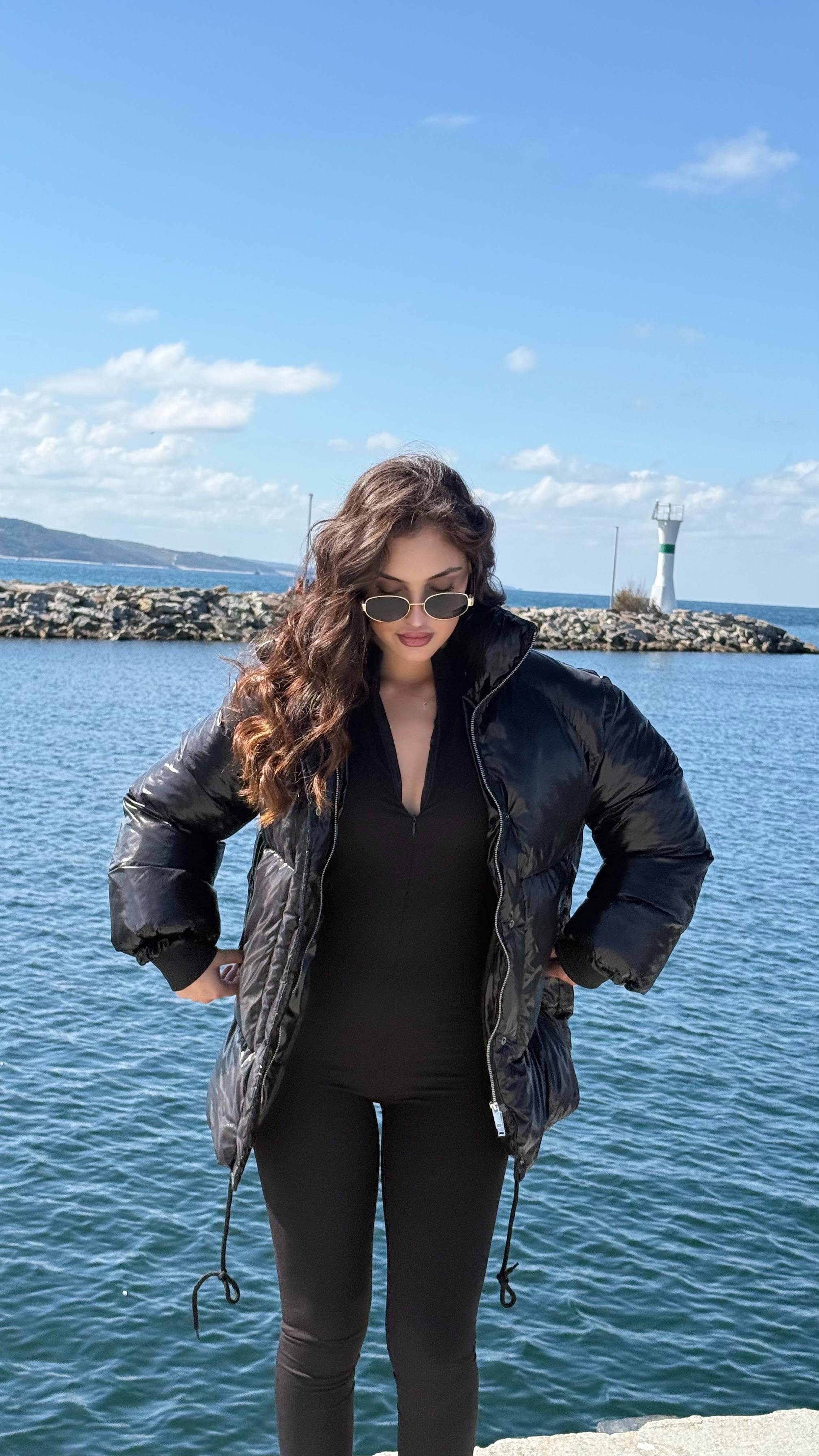 Kingsman Şişme Mont Siyah