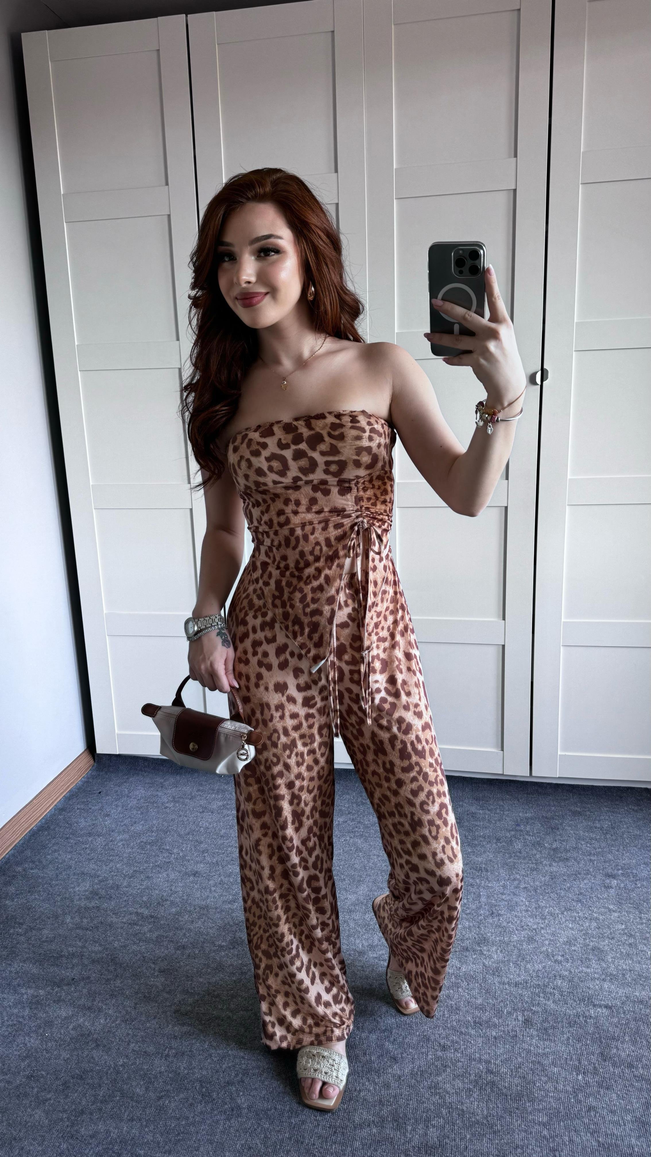 Leopar Açık Renk Takım
