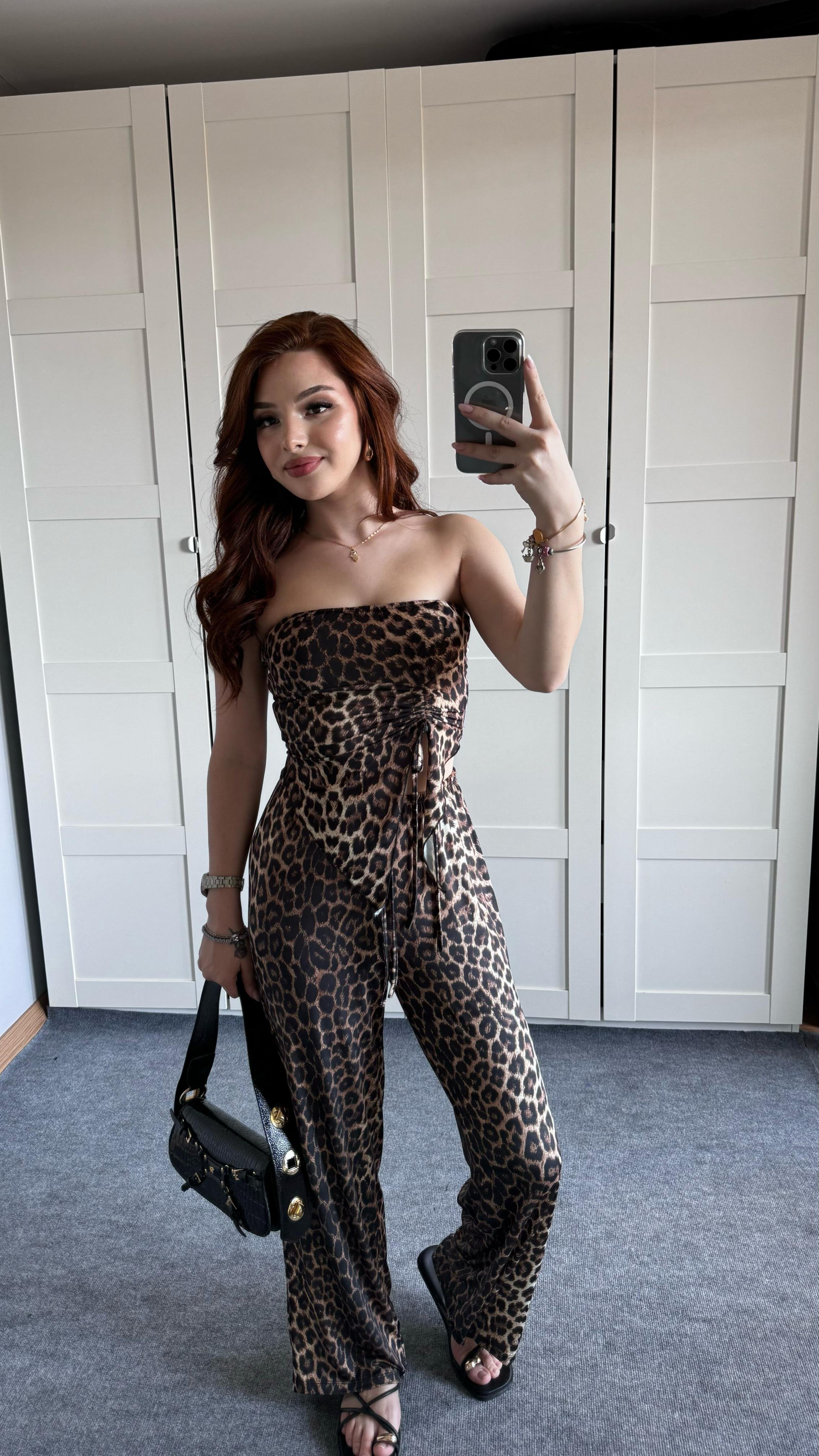 Leopar Koyu Renk Takım