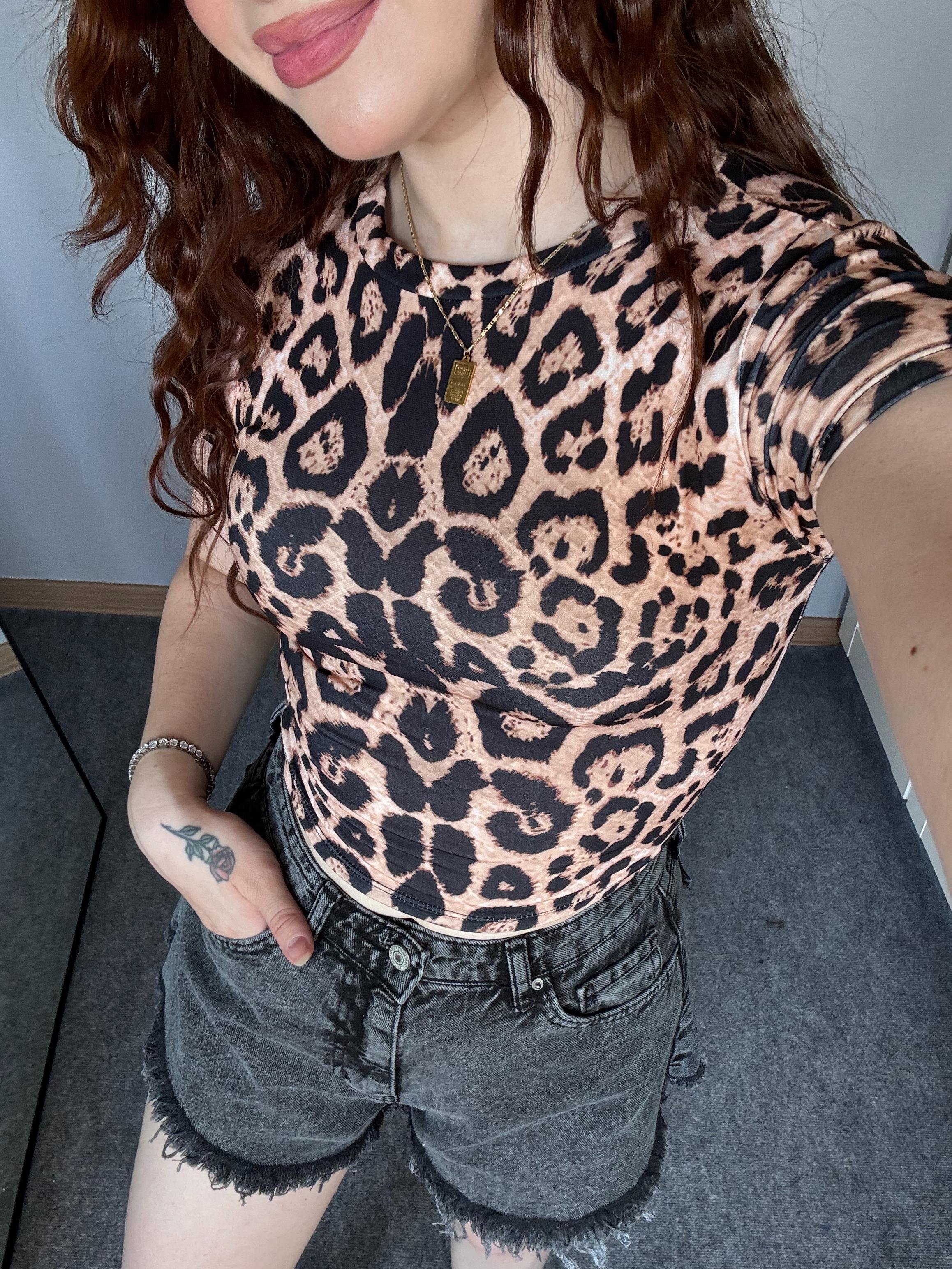 Leopar Sandy Tişört 