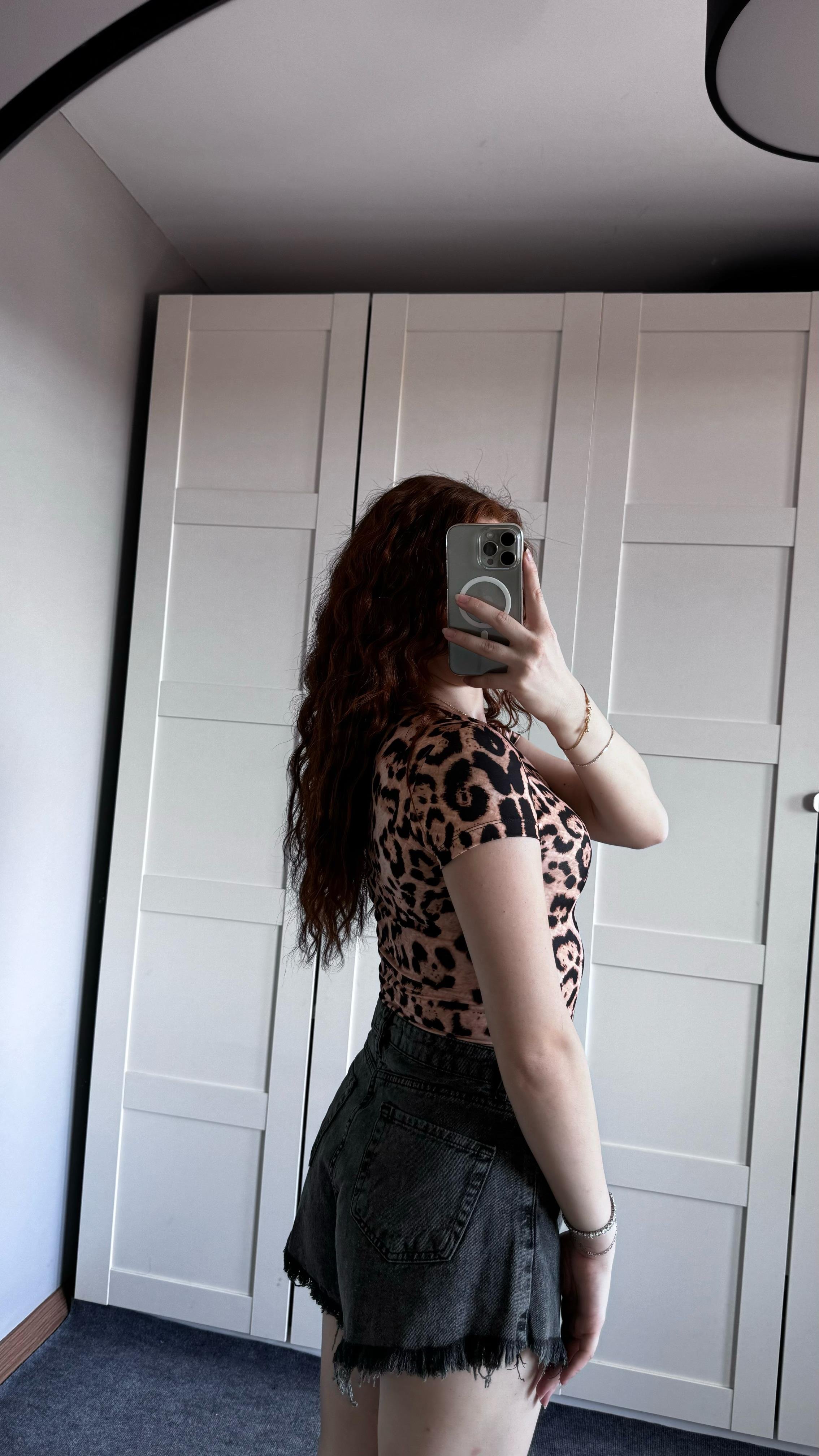 Leopar Sandy Tişört 