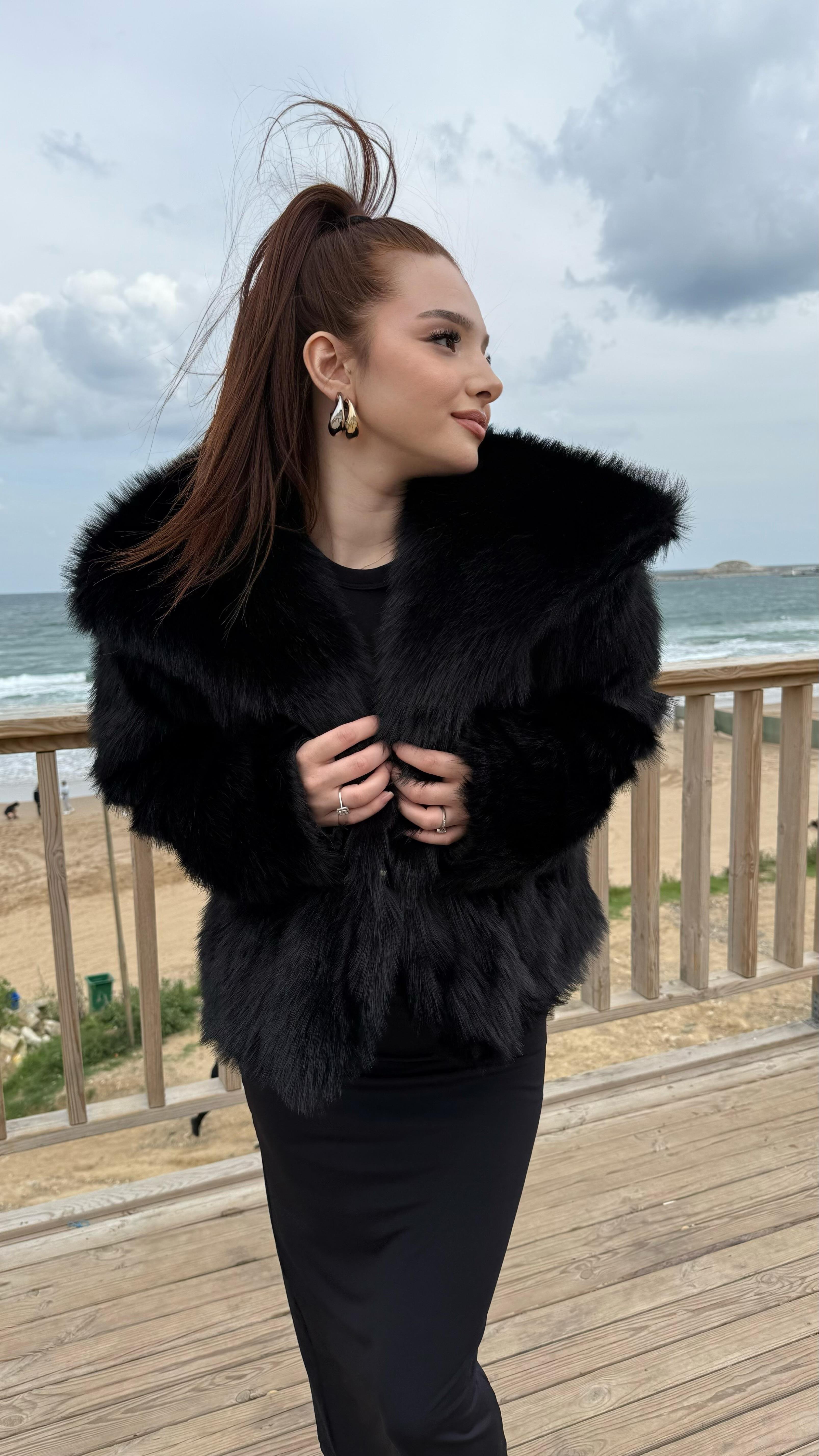 Luxury Siyah Kürk