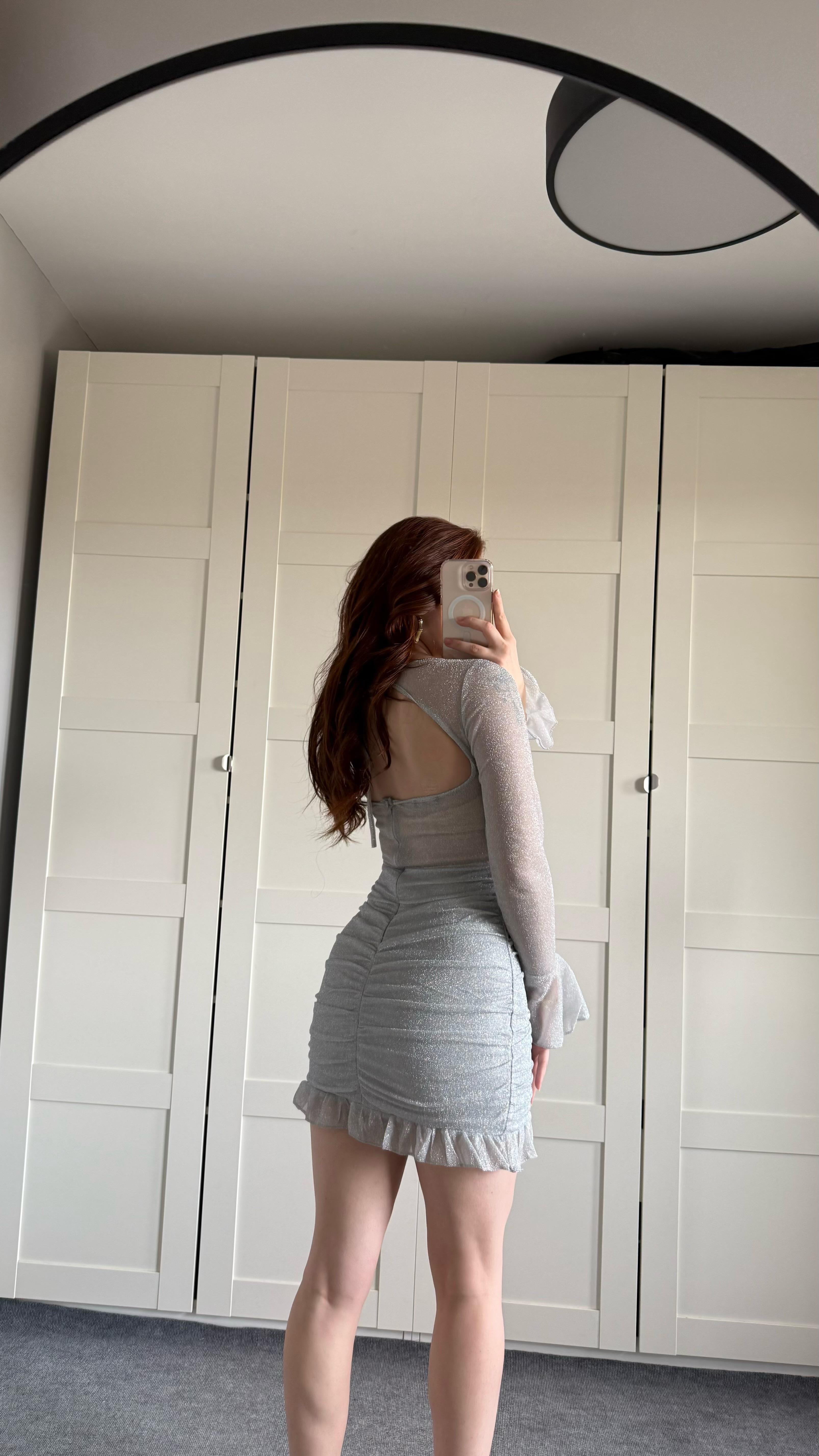 Magic Elbise Gümüş