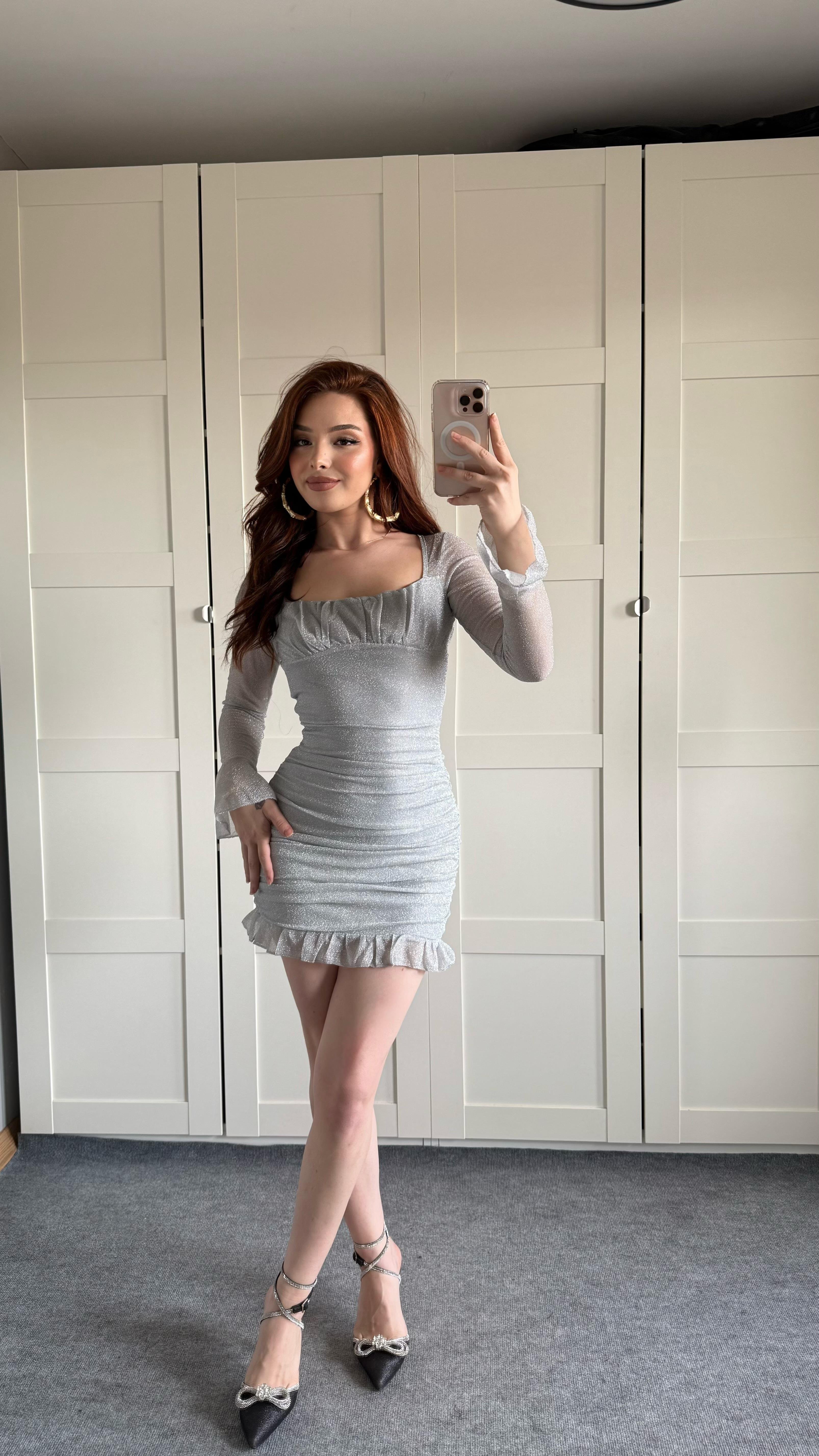 Magic Elbise Gümüş