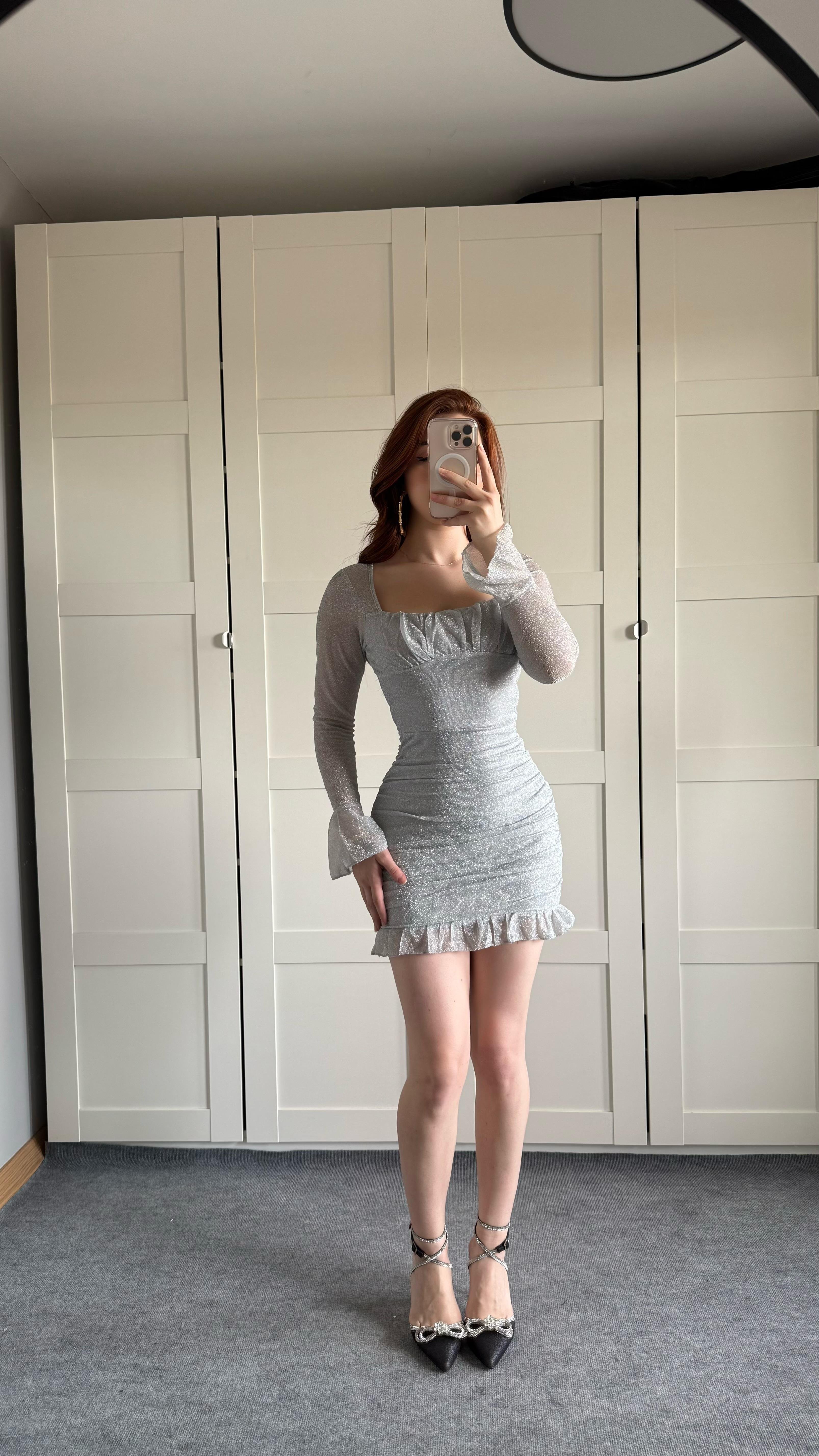 Magic Elbise Gümüş