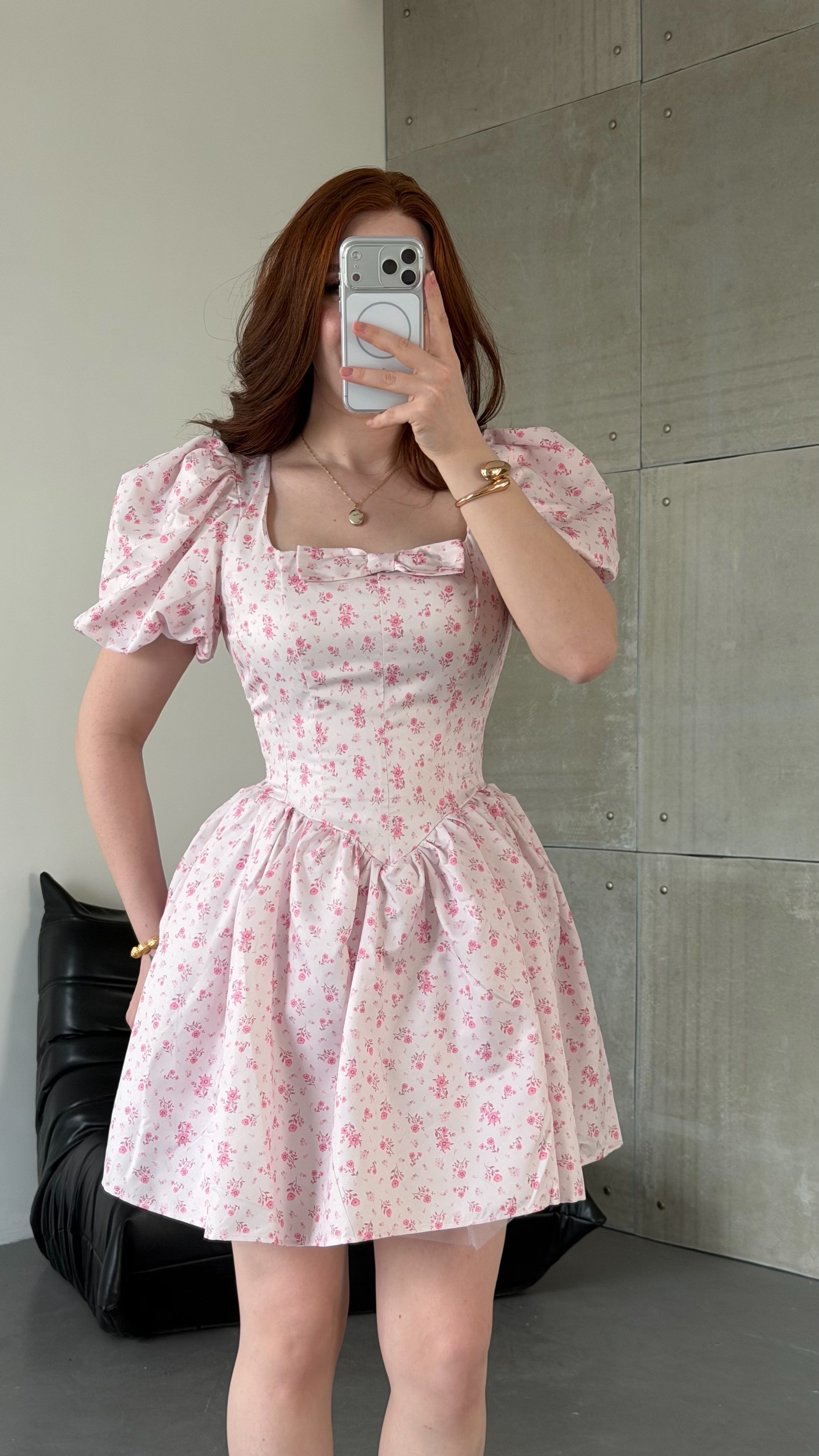 Maison Bloom Elbise Pembe