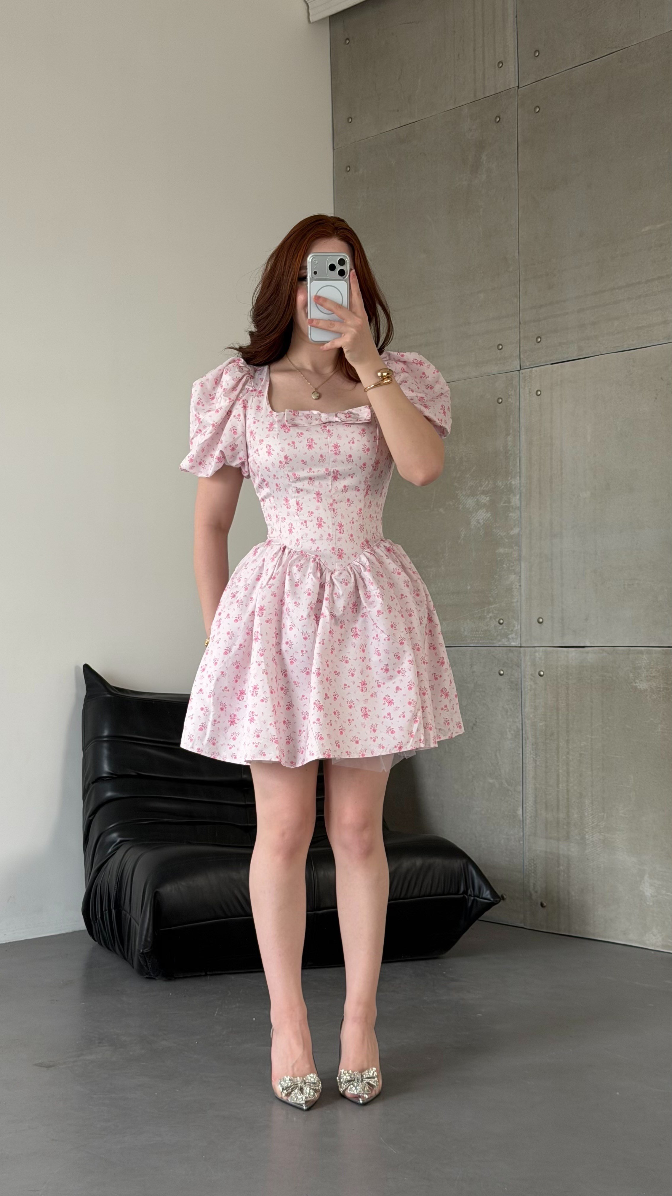 Maison Bloom Elbise Pembe