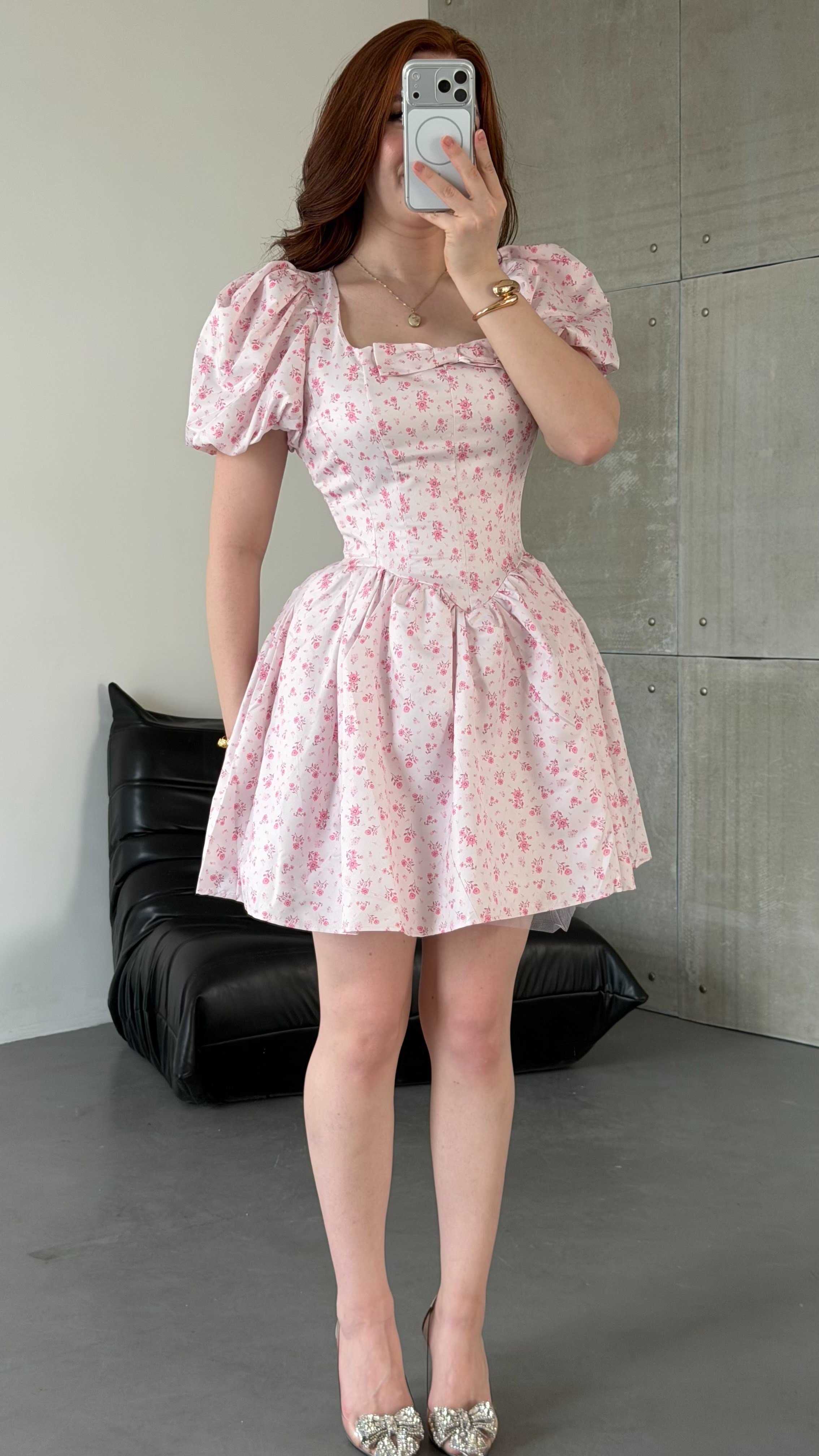 Maison Bloom Elbise Pembe