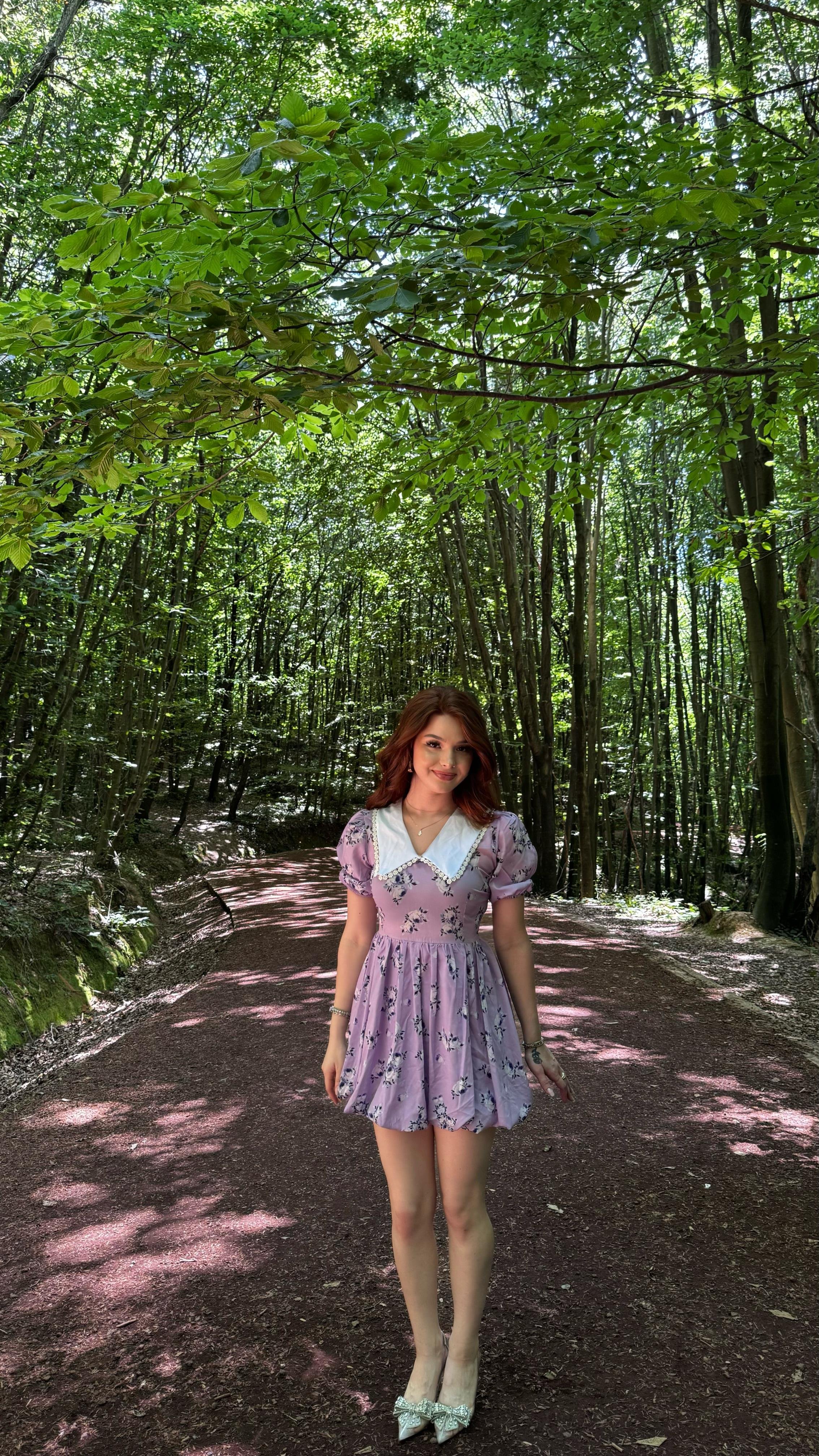 Manolya Lila Elbise