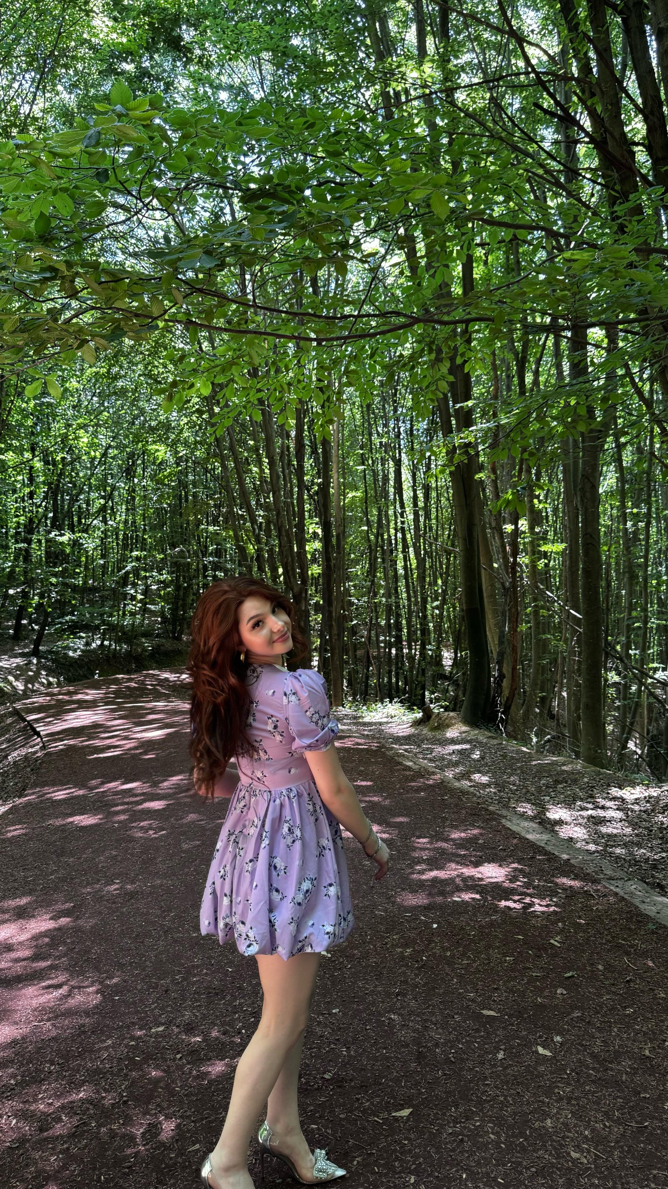 Manolya Lila Elbise