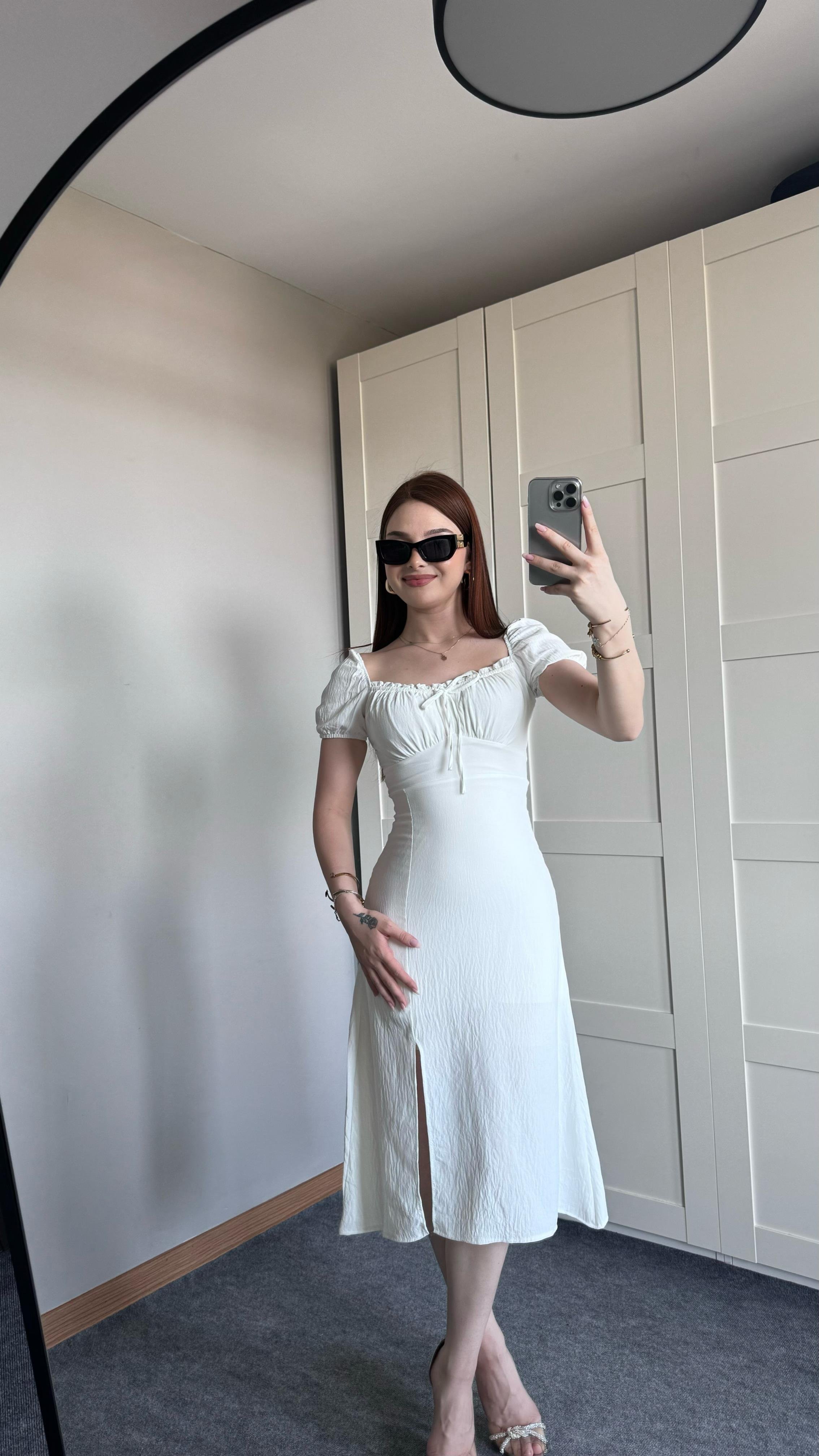 Maria Beyaz Elbise