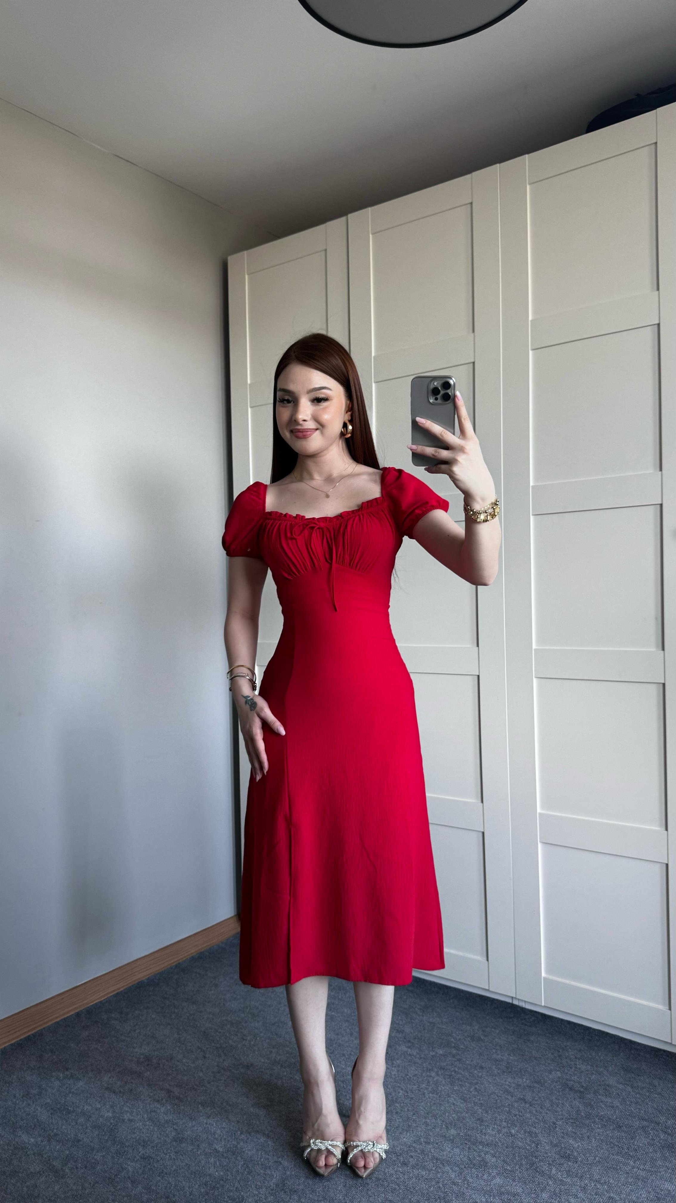 Maria Kırmızı Elbise