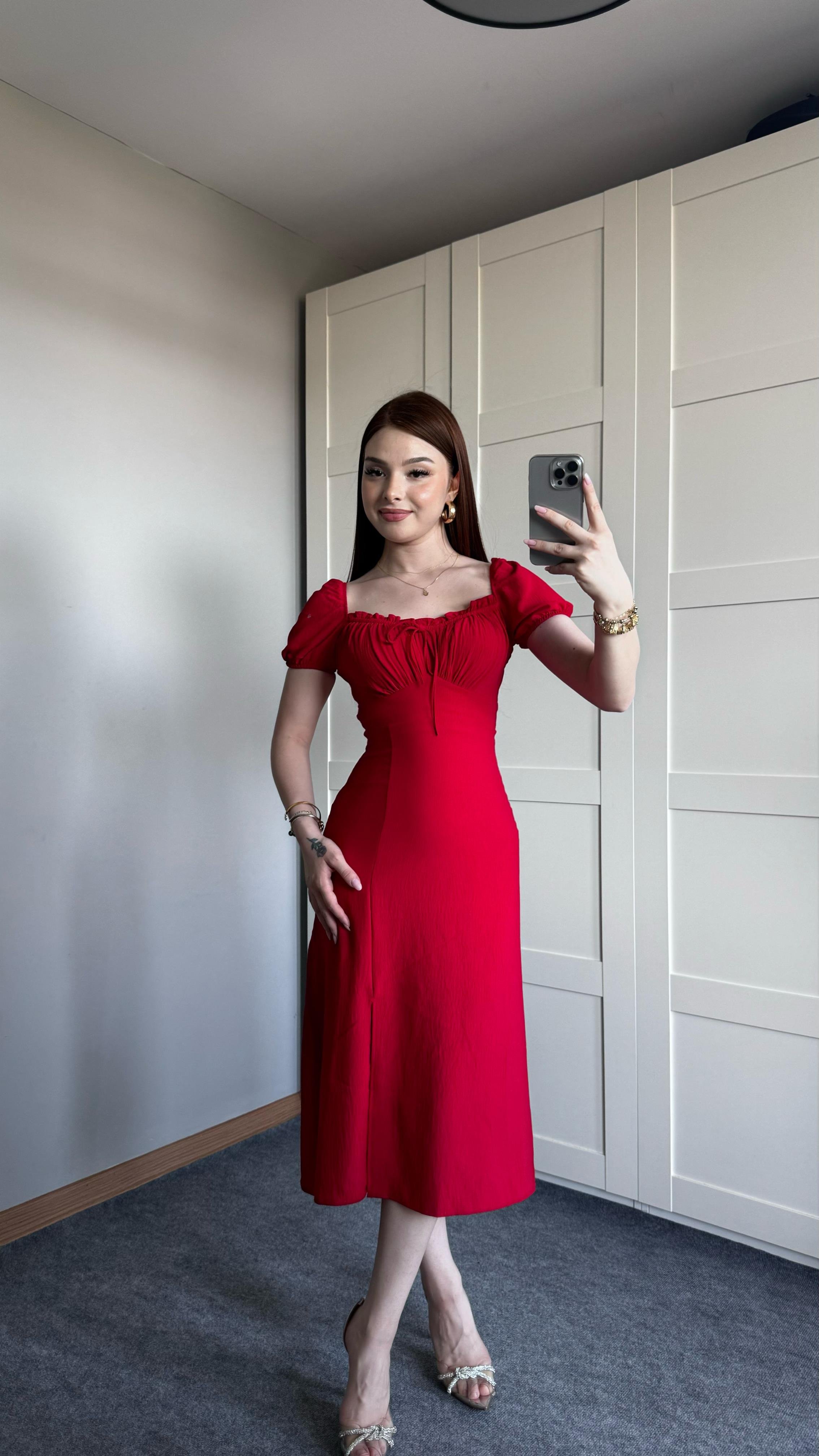 Maria Kırmızı Elbise