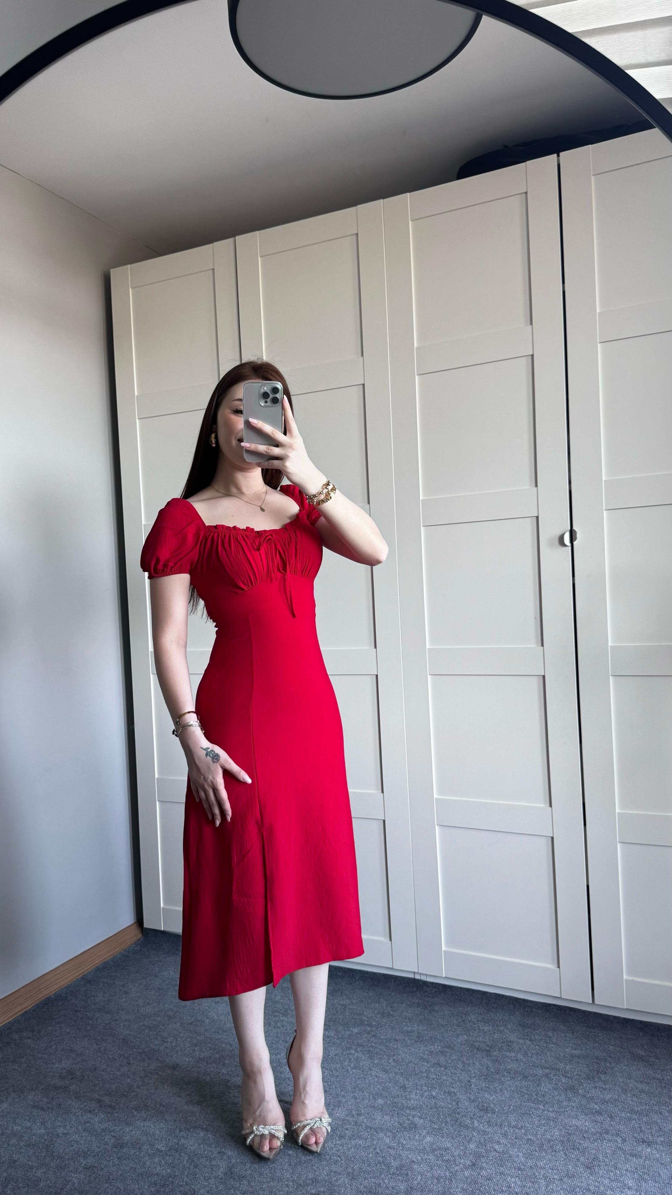 Maria Kırmızı Elbise