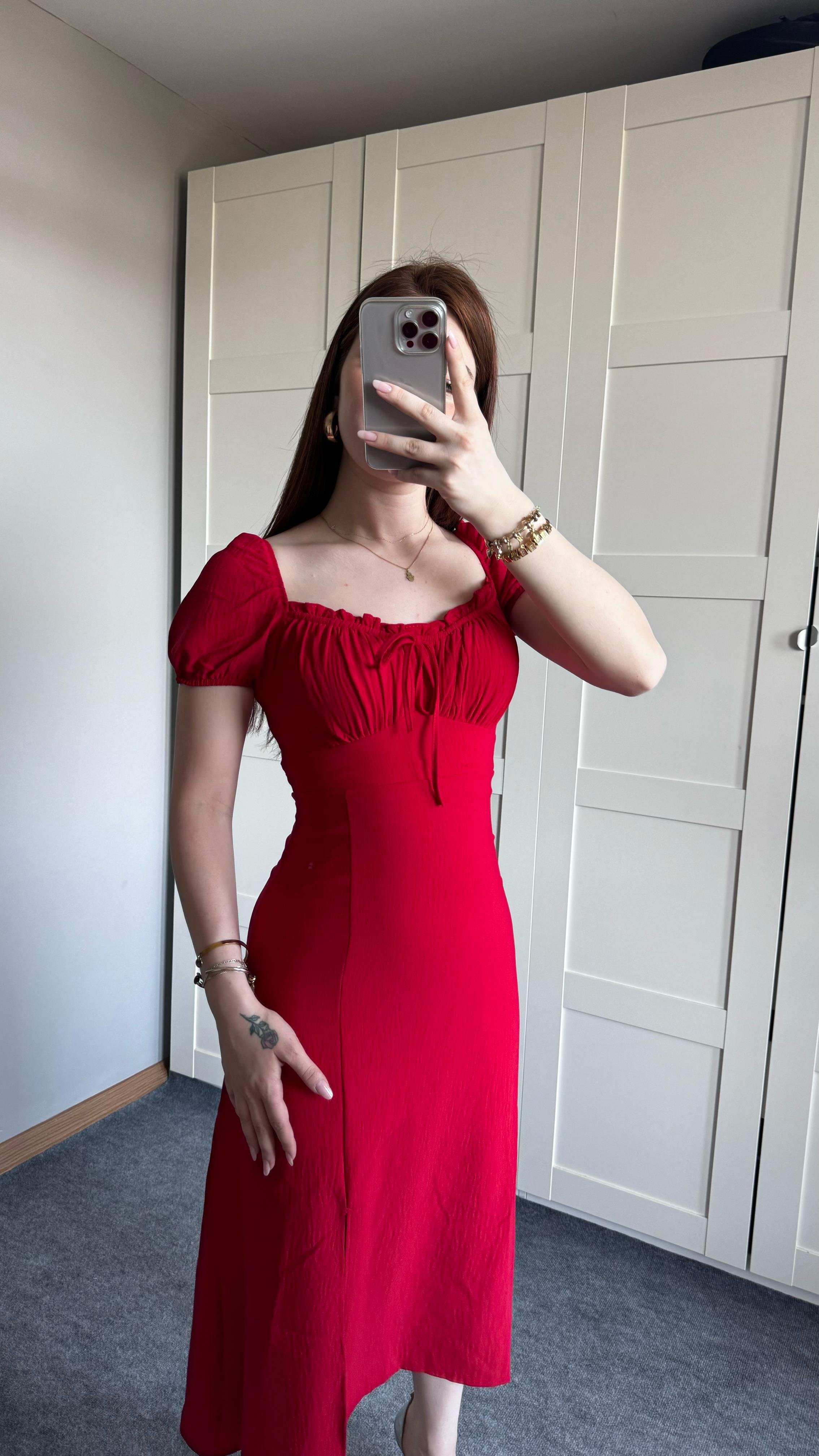 Maria Kırmızı Elbise