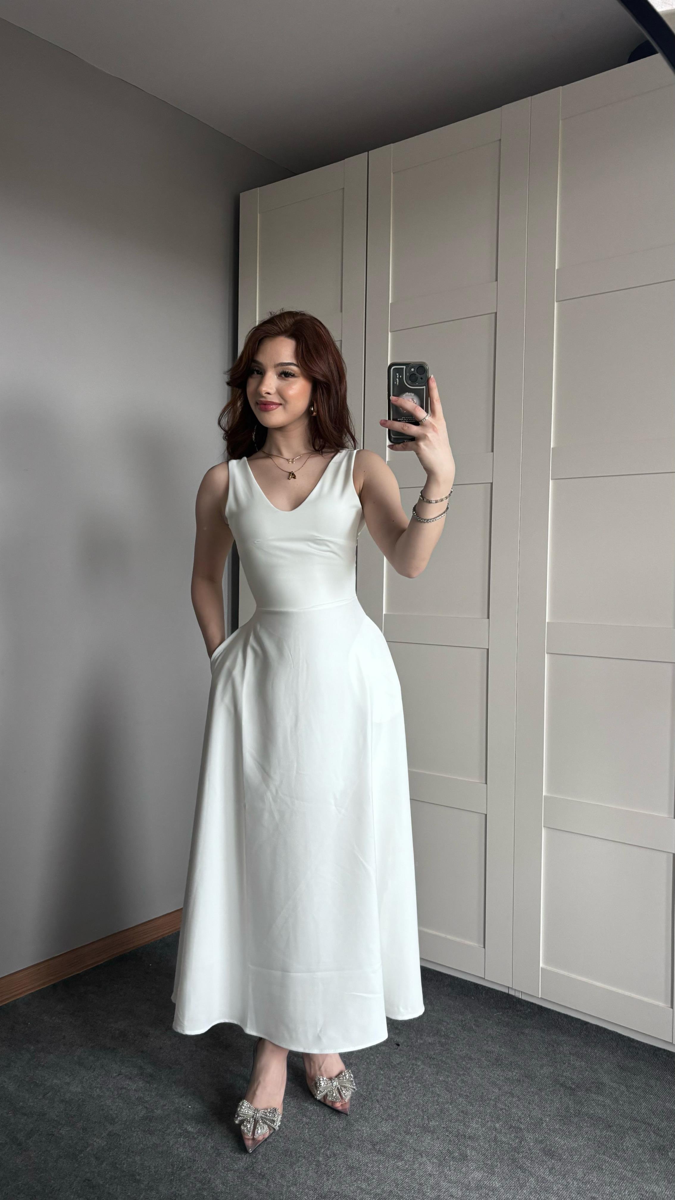 Marilyn Monroe Beyaz Elbise