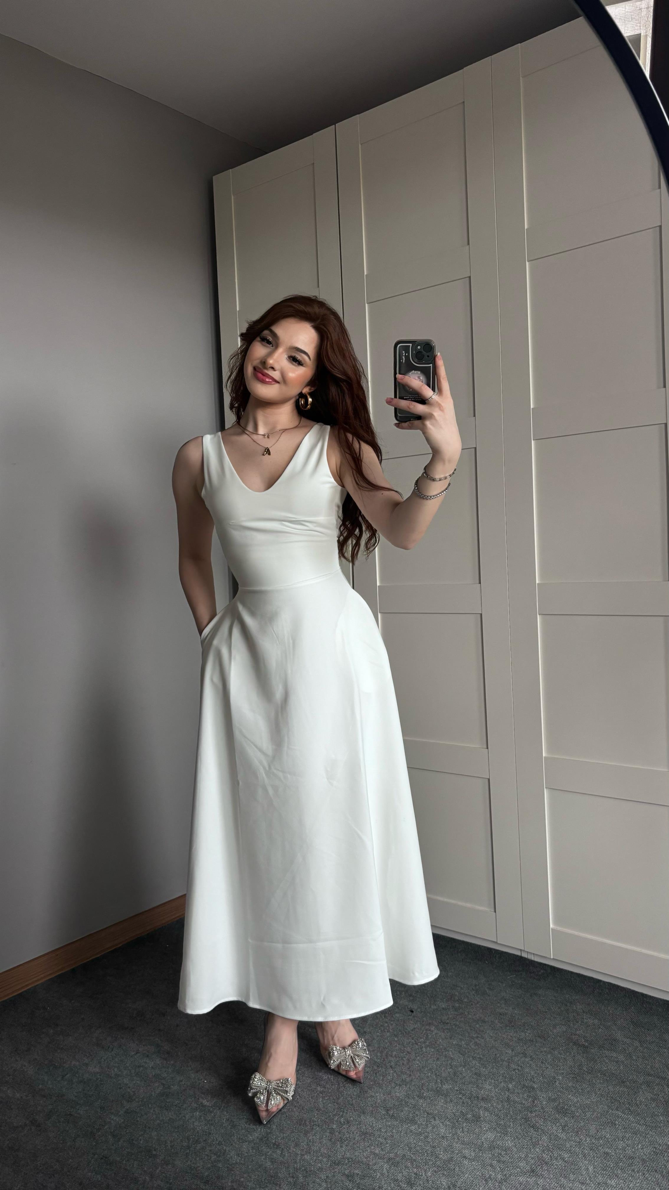 Marilyn Monroe Beyaz Elbise