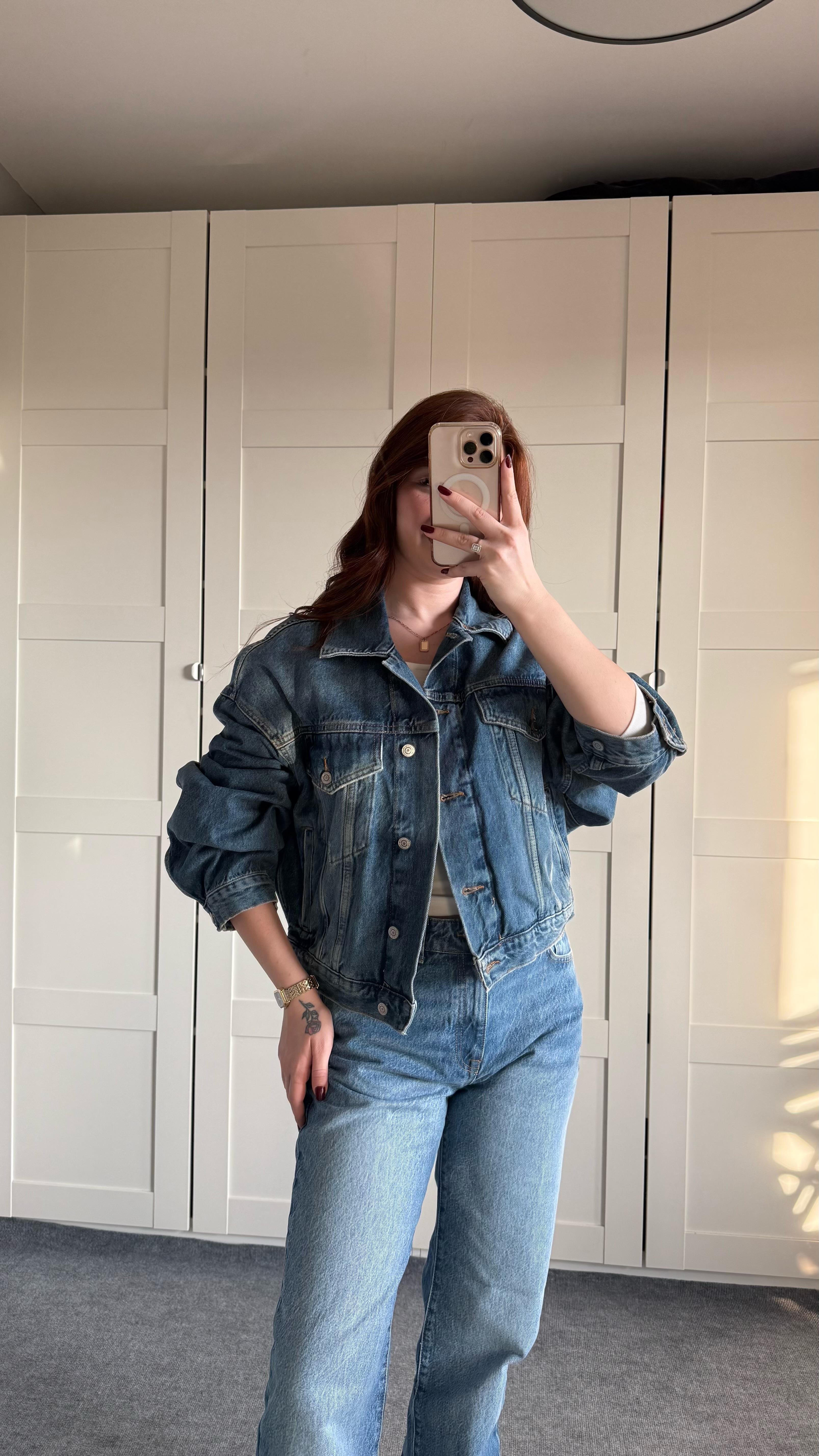 Marka Oversize Kot Mavi Ceket