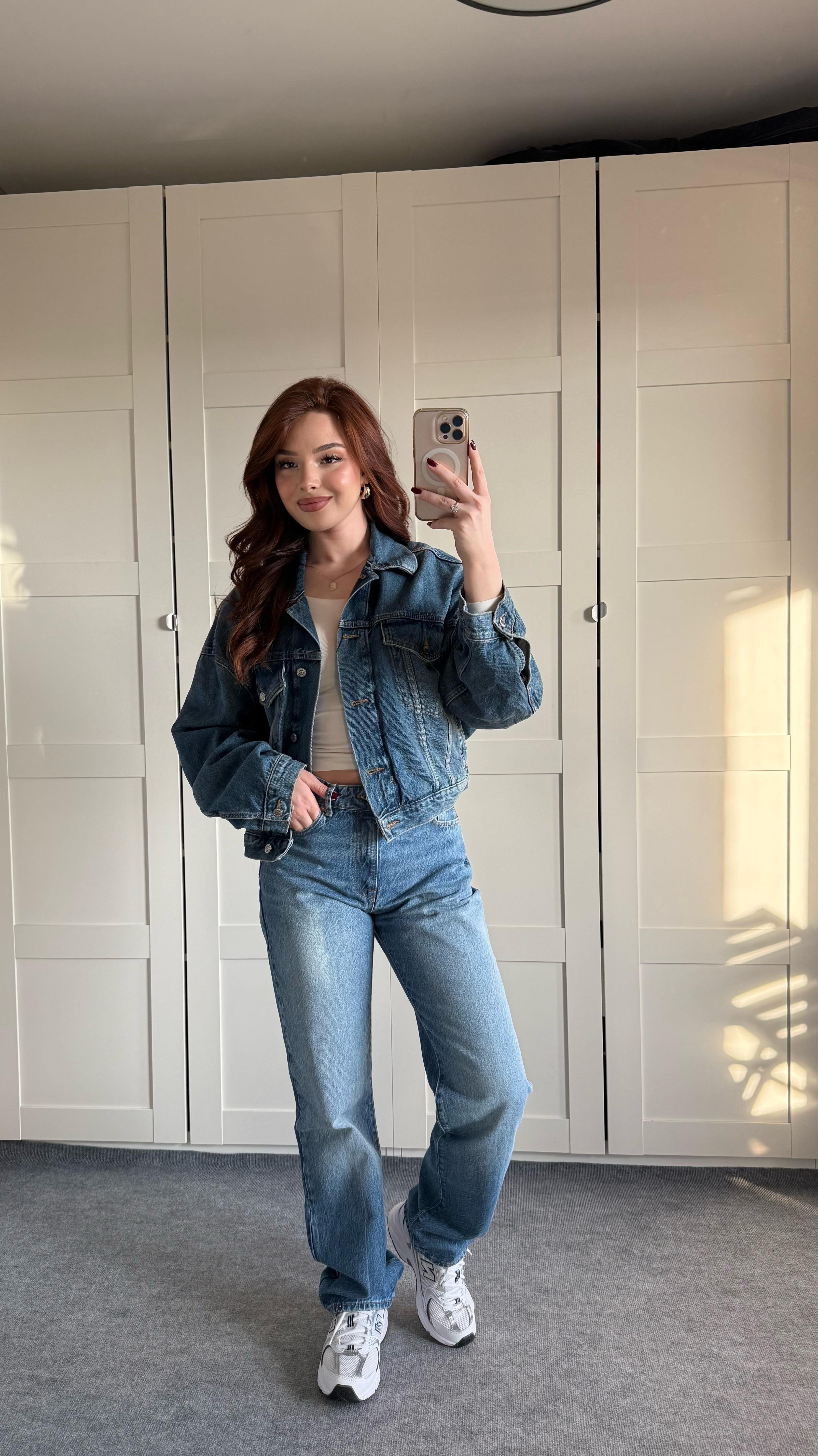 Marka Oversize Kot Mavi Ceket