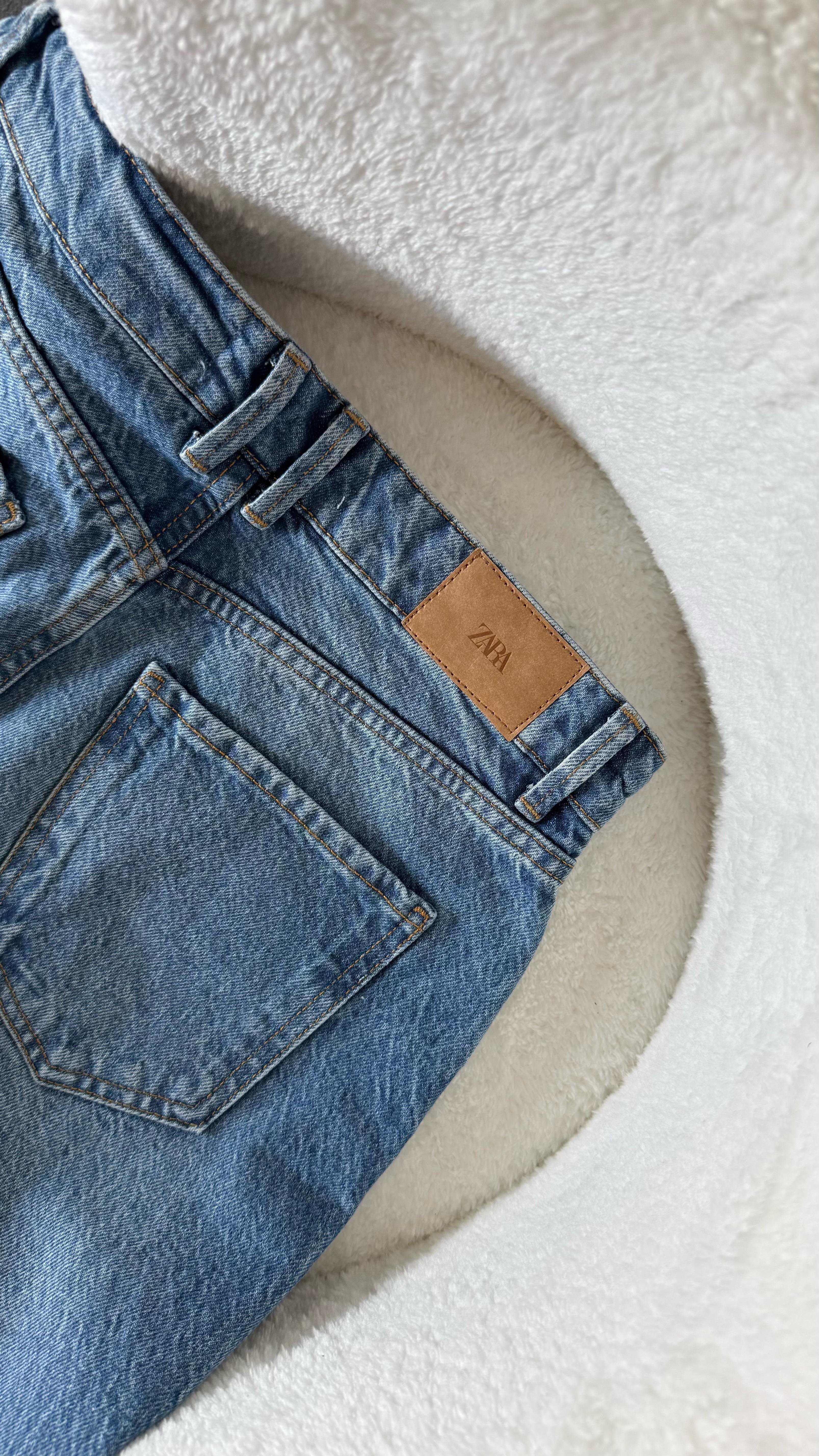 Marka Straight Fit Mavi Pantolon