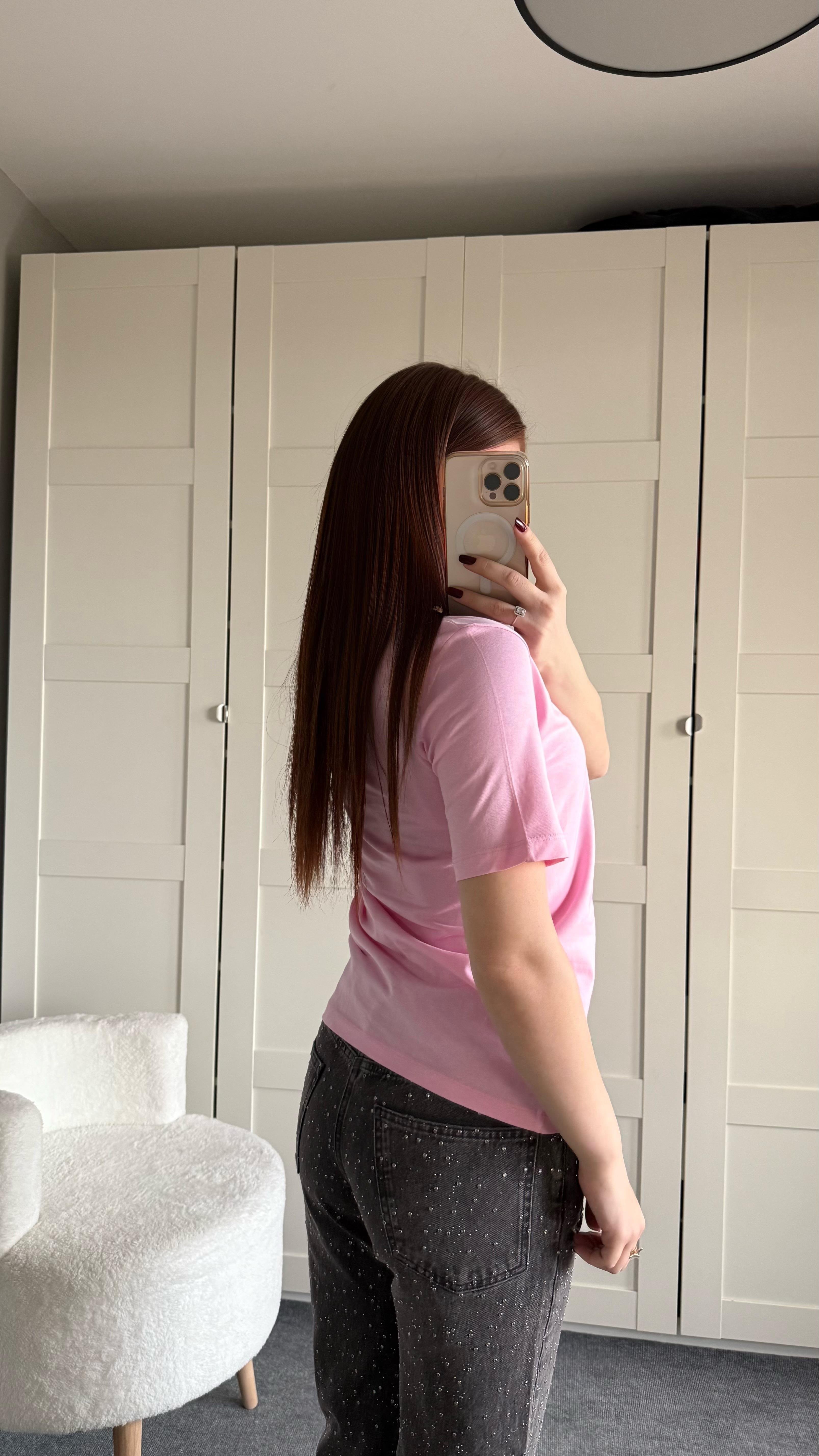 Massi Basıc Tişört Pembe