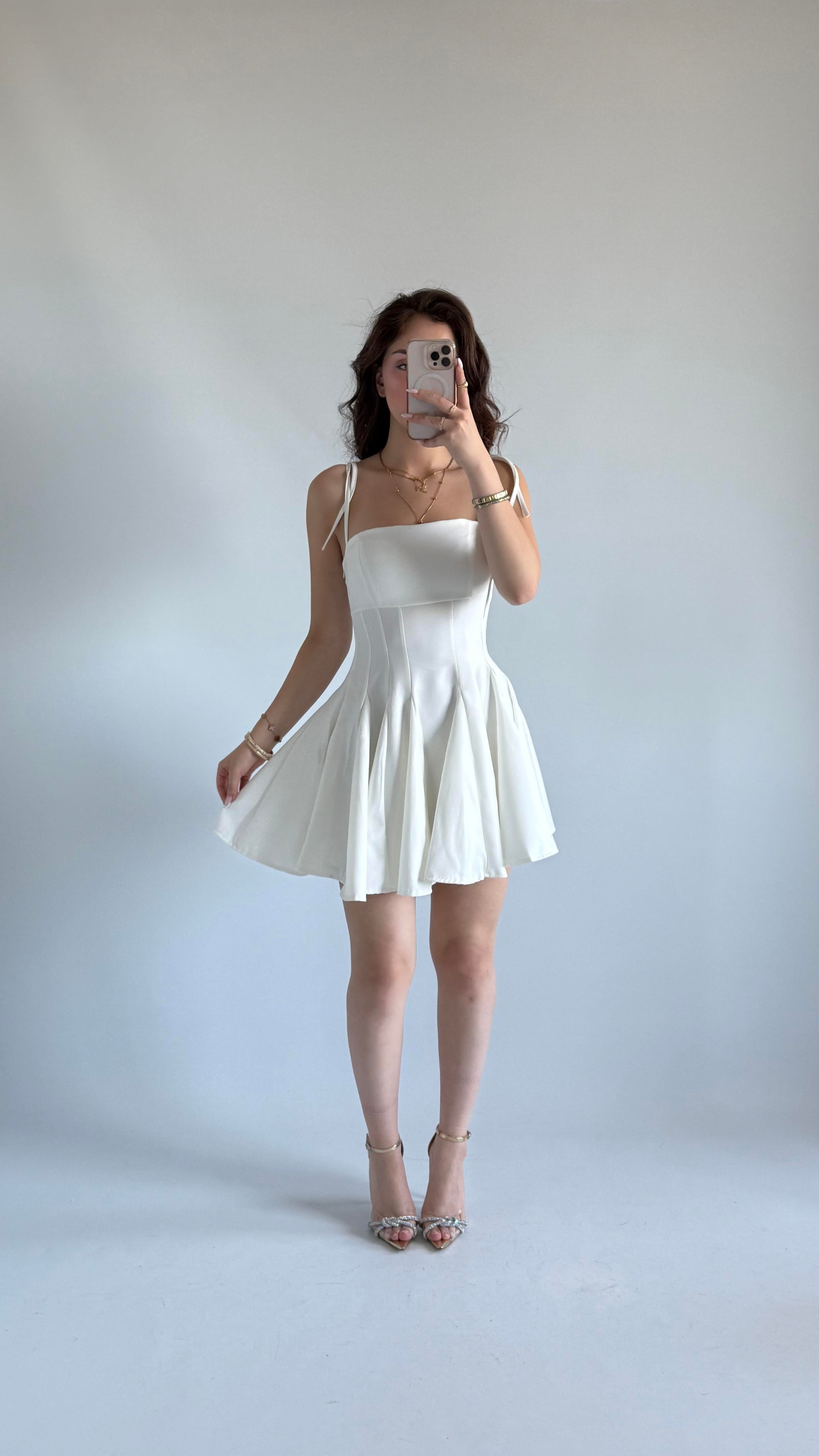 Matilda Beyaz Elbise