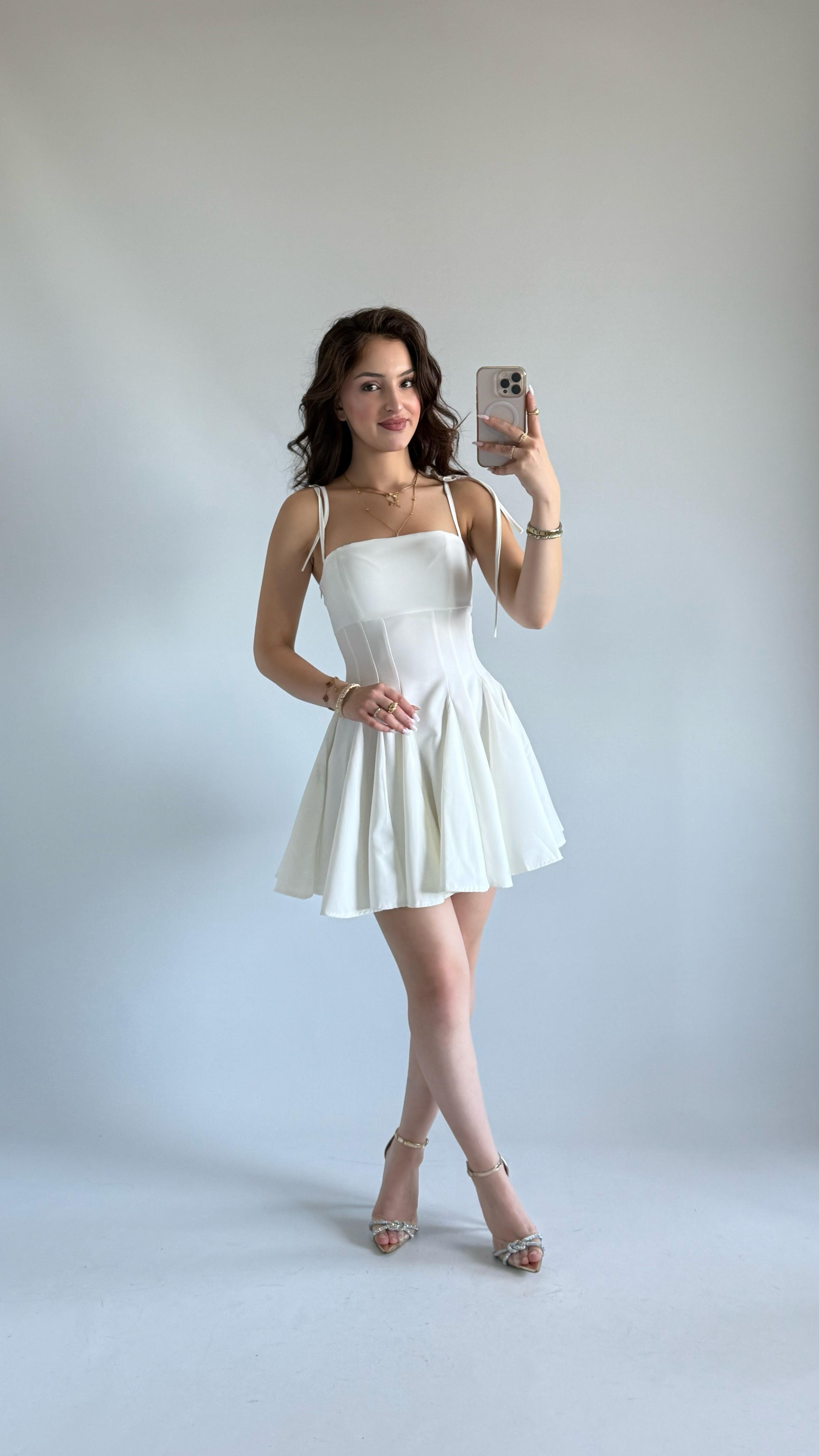 Matilda Beyaz Elbise