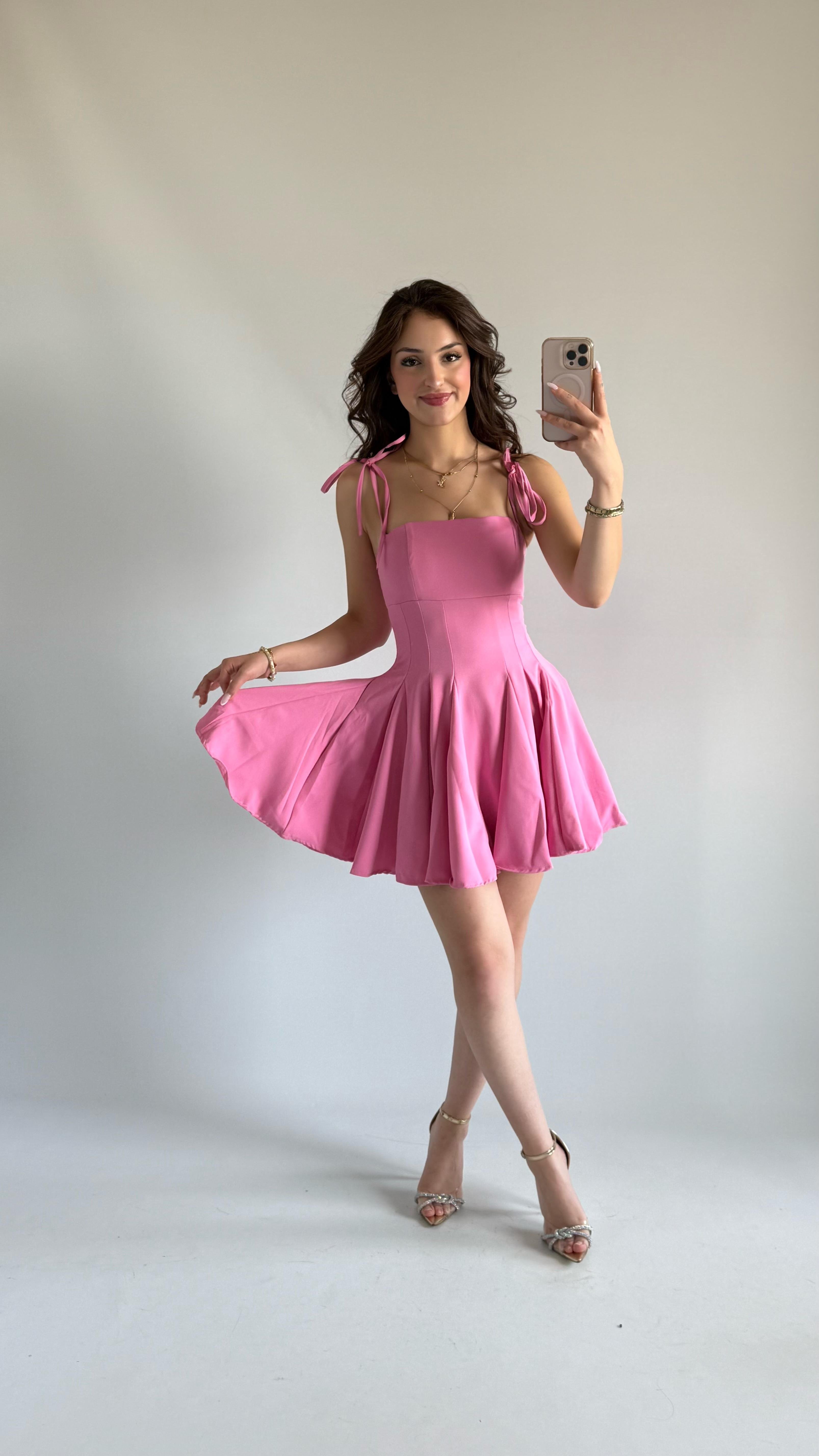 Matilda Pembe Elbise