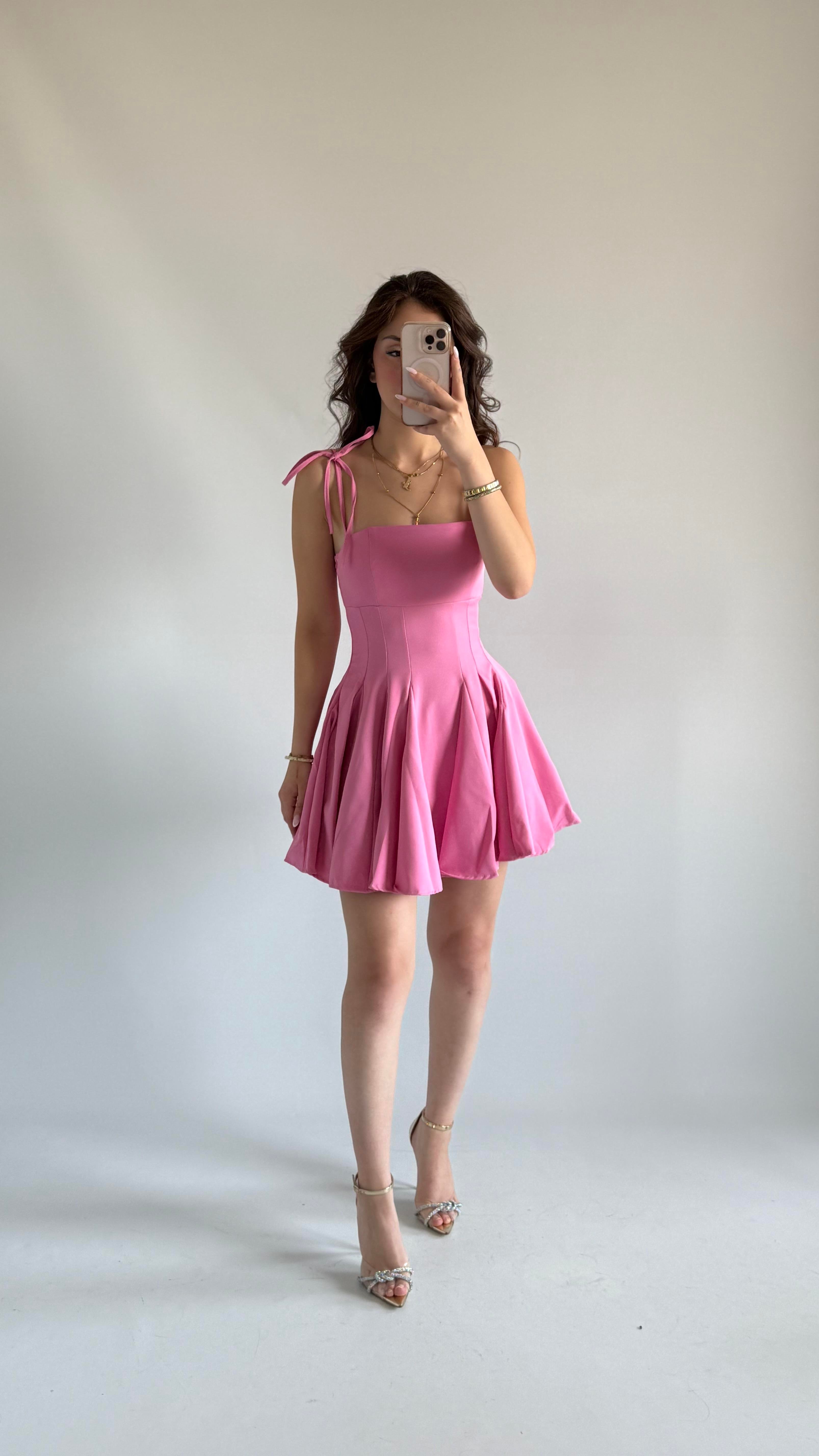 Matilda Pembe Elbise