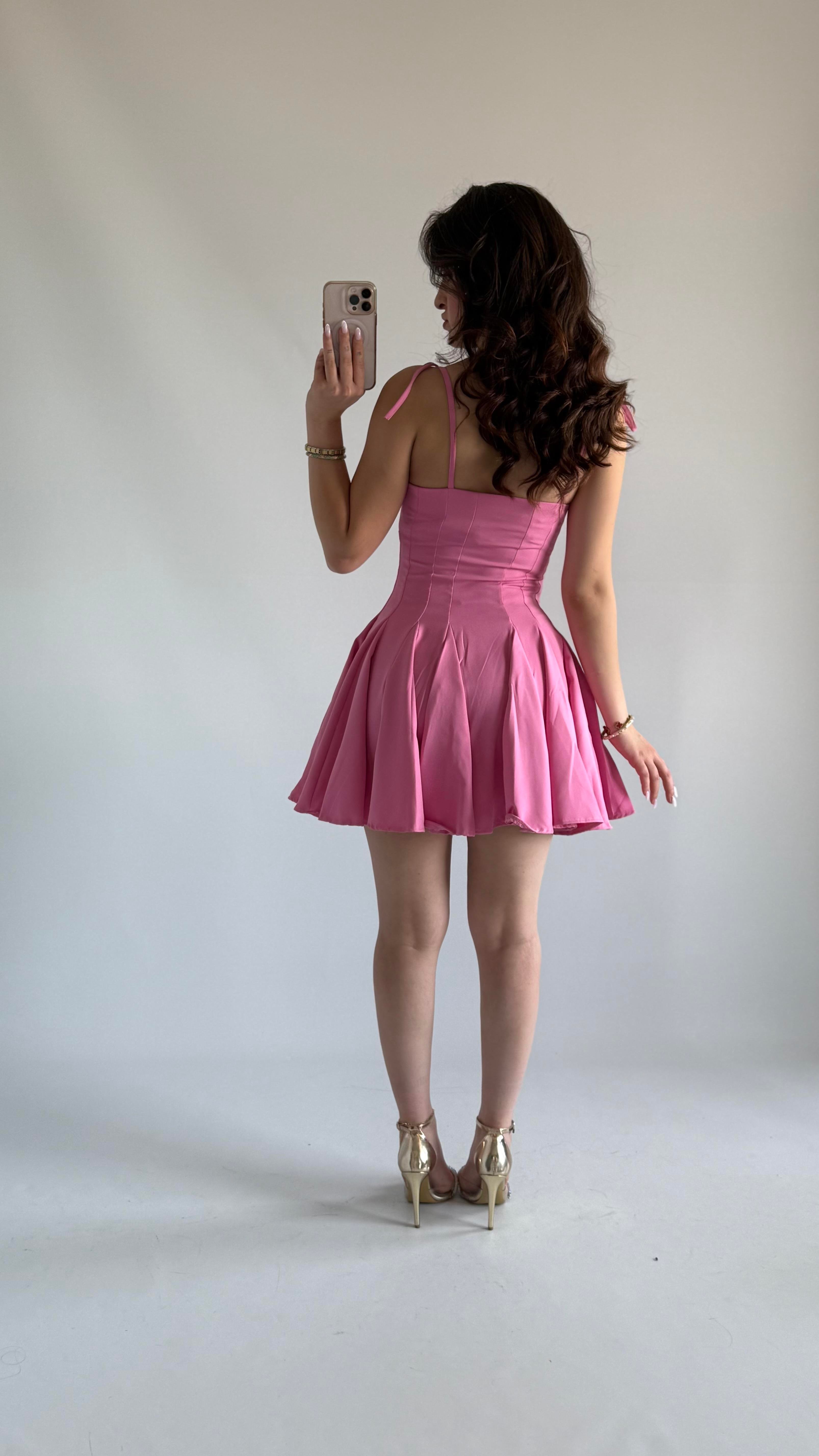 Matilda Pembe Elbise