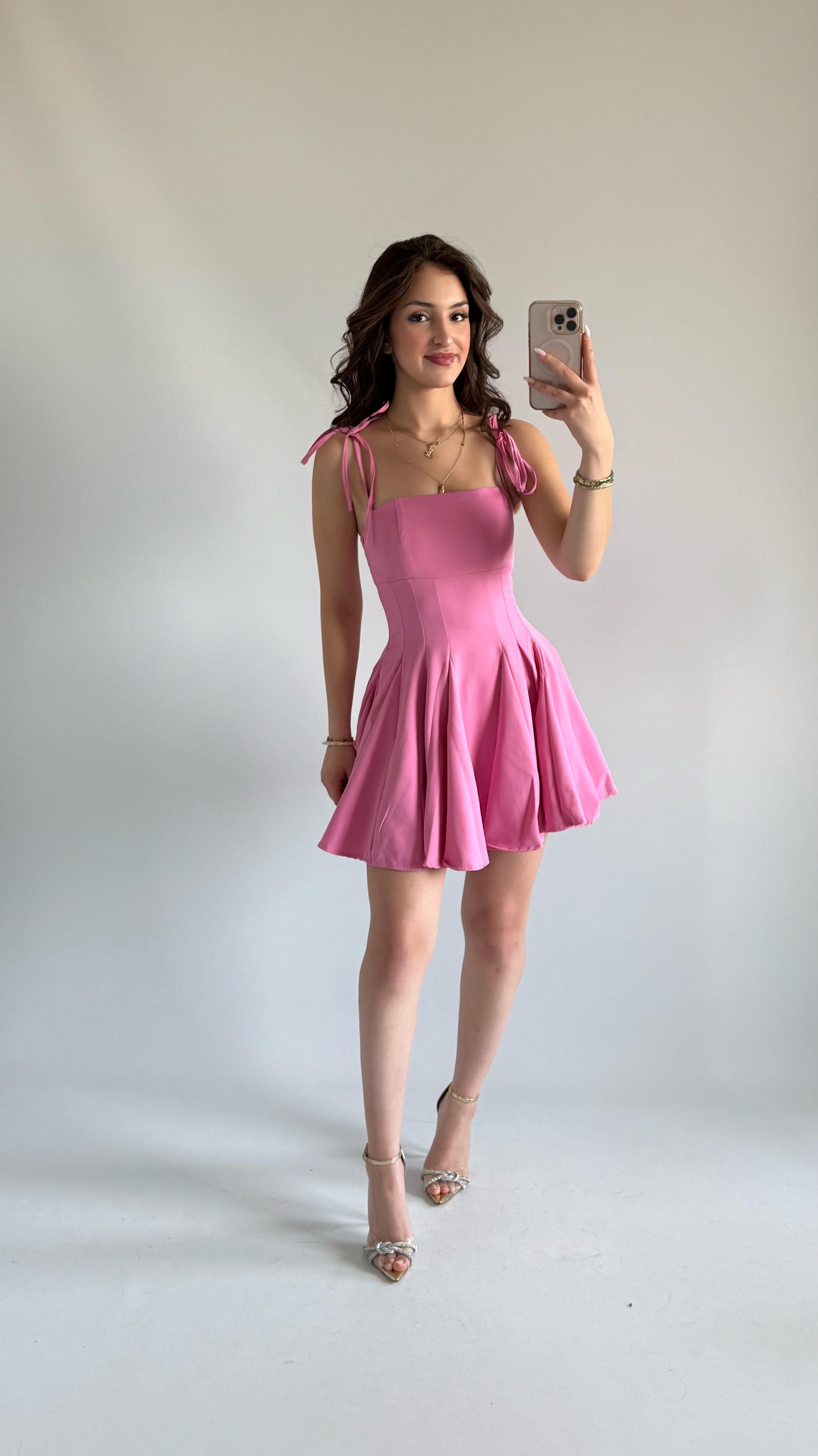 Matilda Pembe Elbise