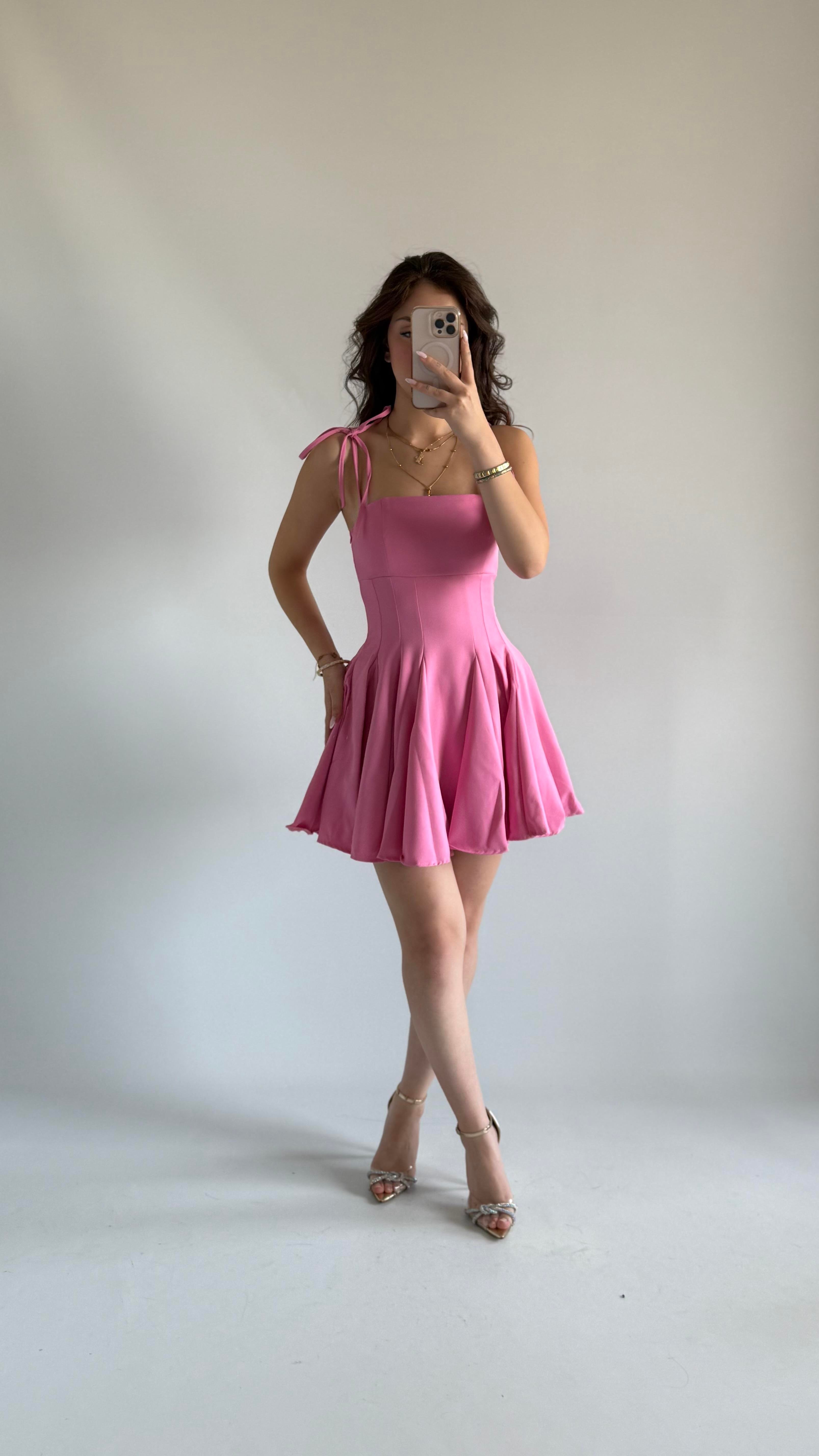 Matilda Pembe Elbise