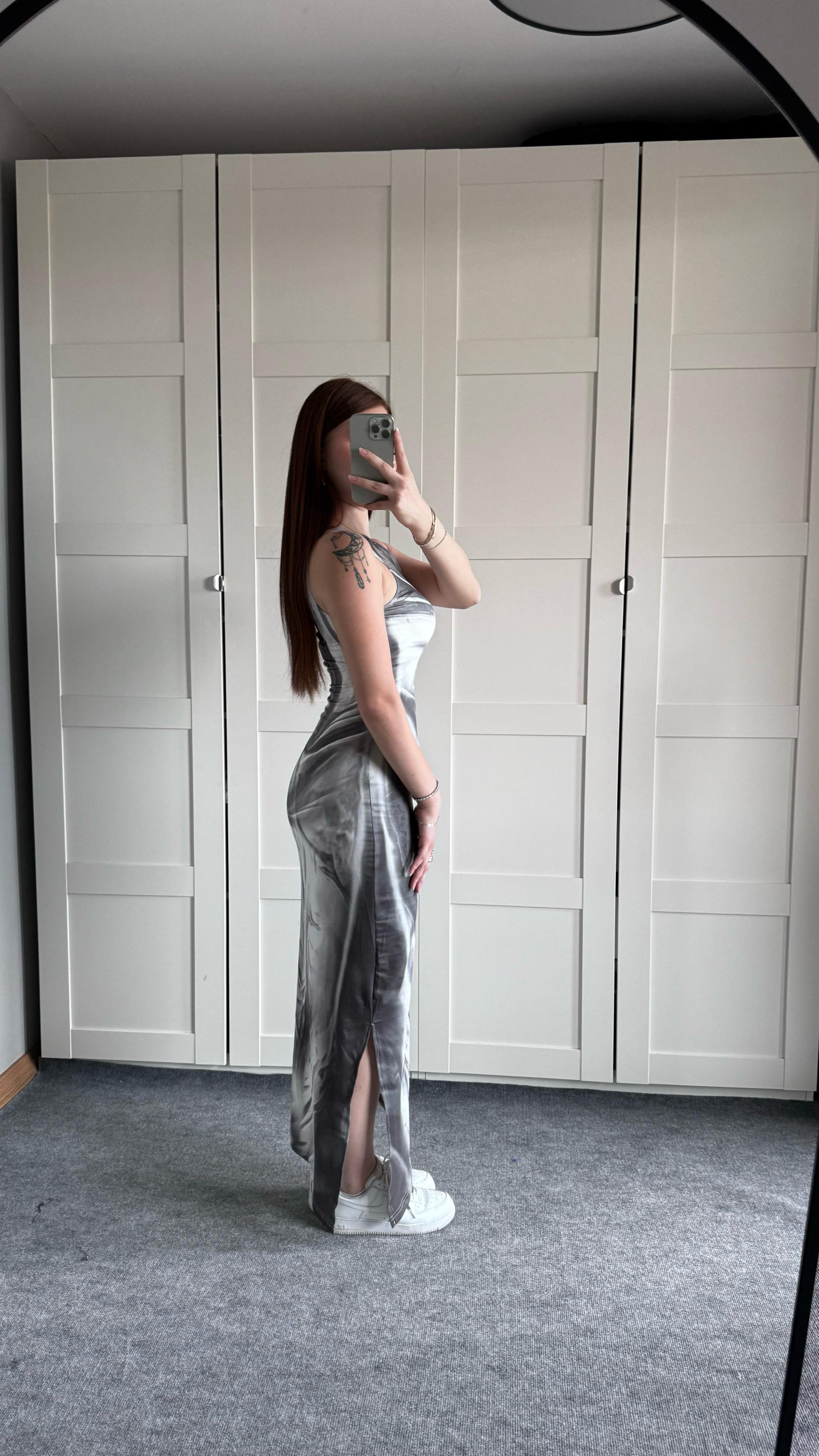Mia Gri Elbise