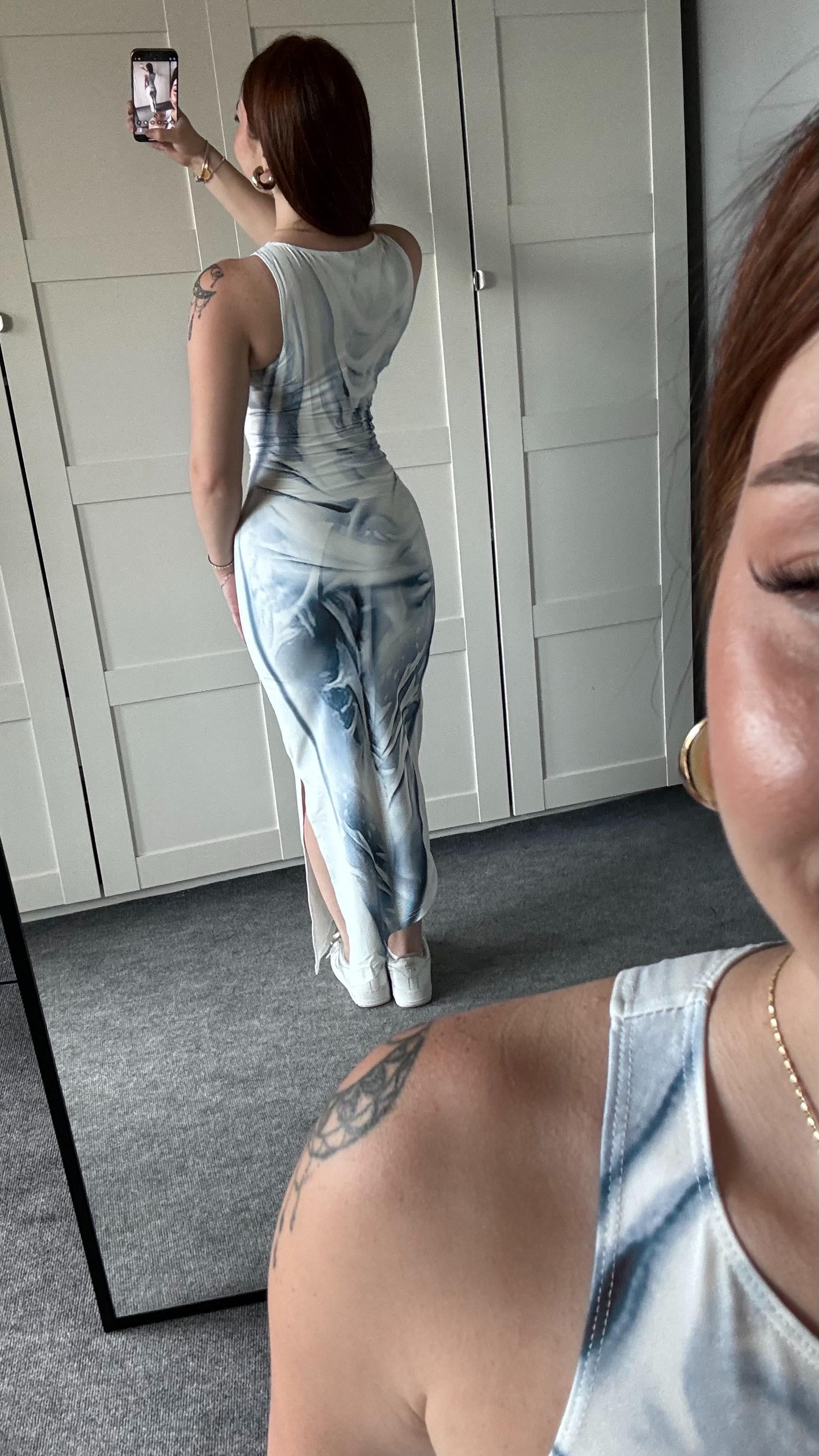 Mia Mavi Elbise