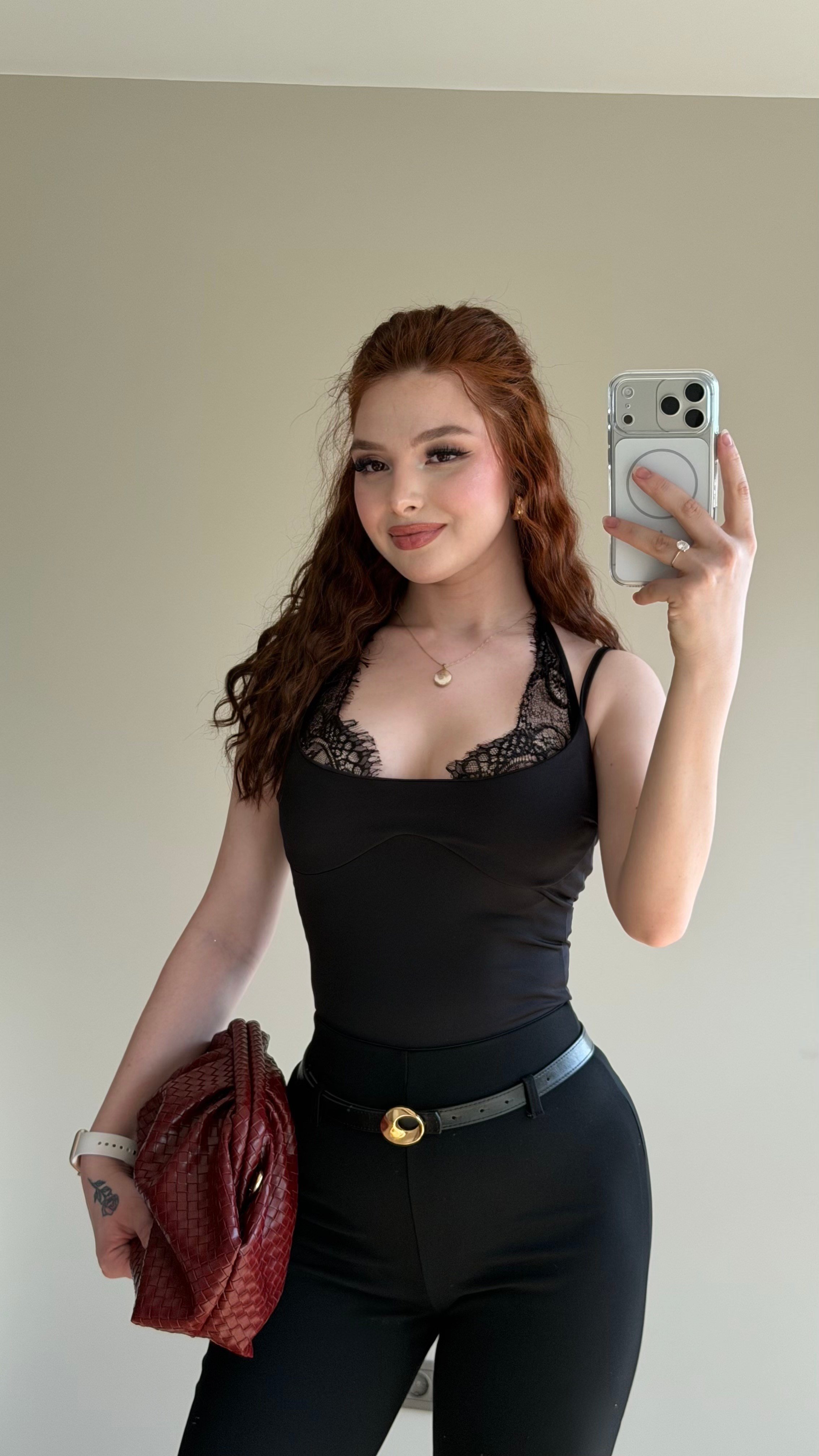 Midnight Vibe Bodysuit Siyah