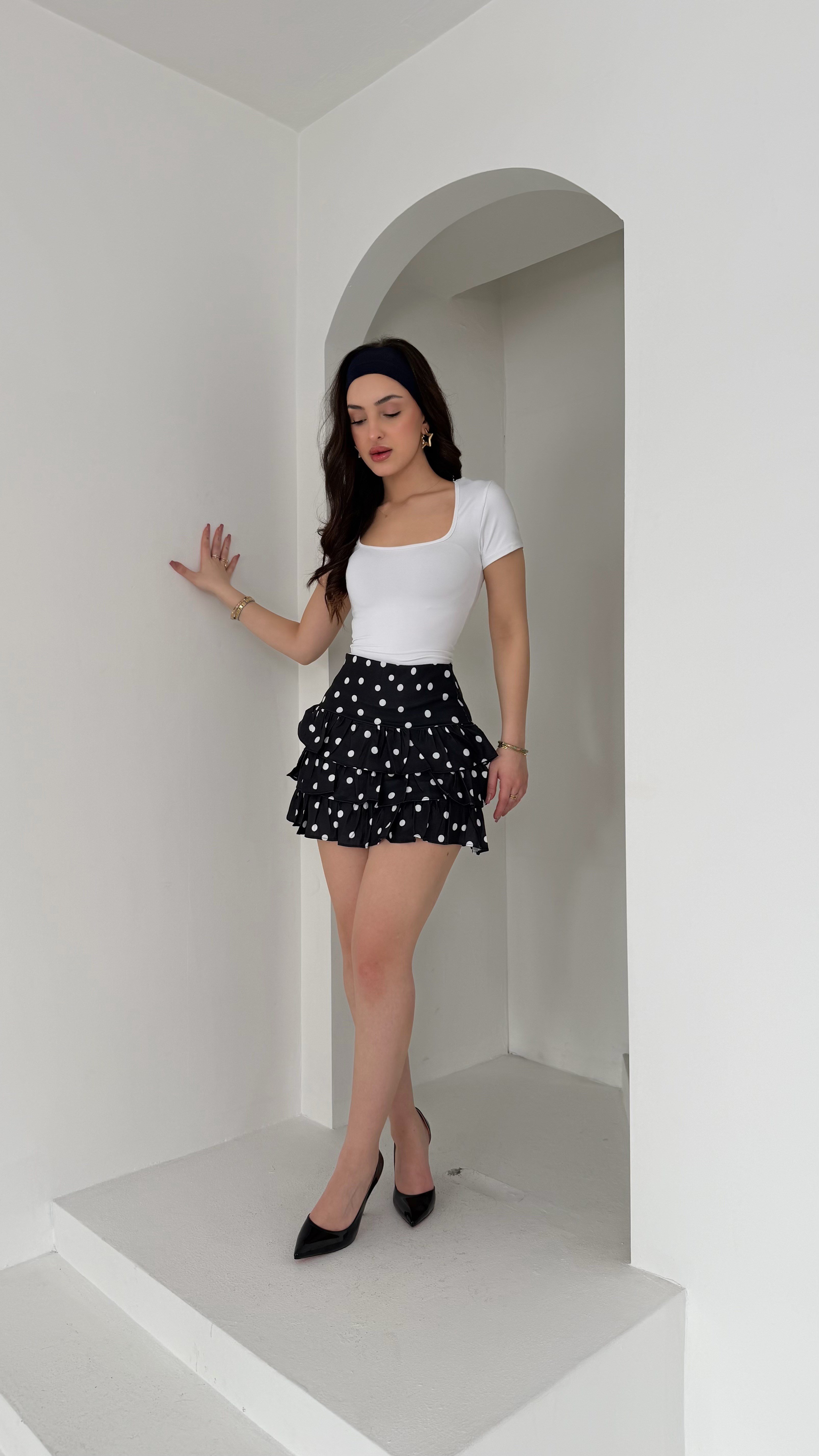 Mini Muse Etek Siyah