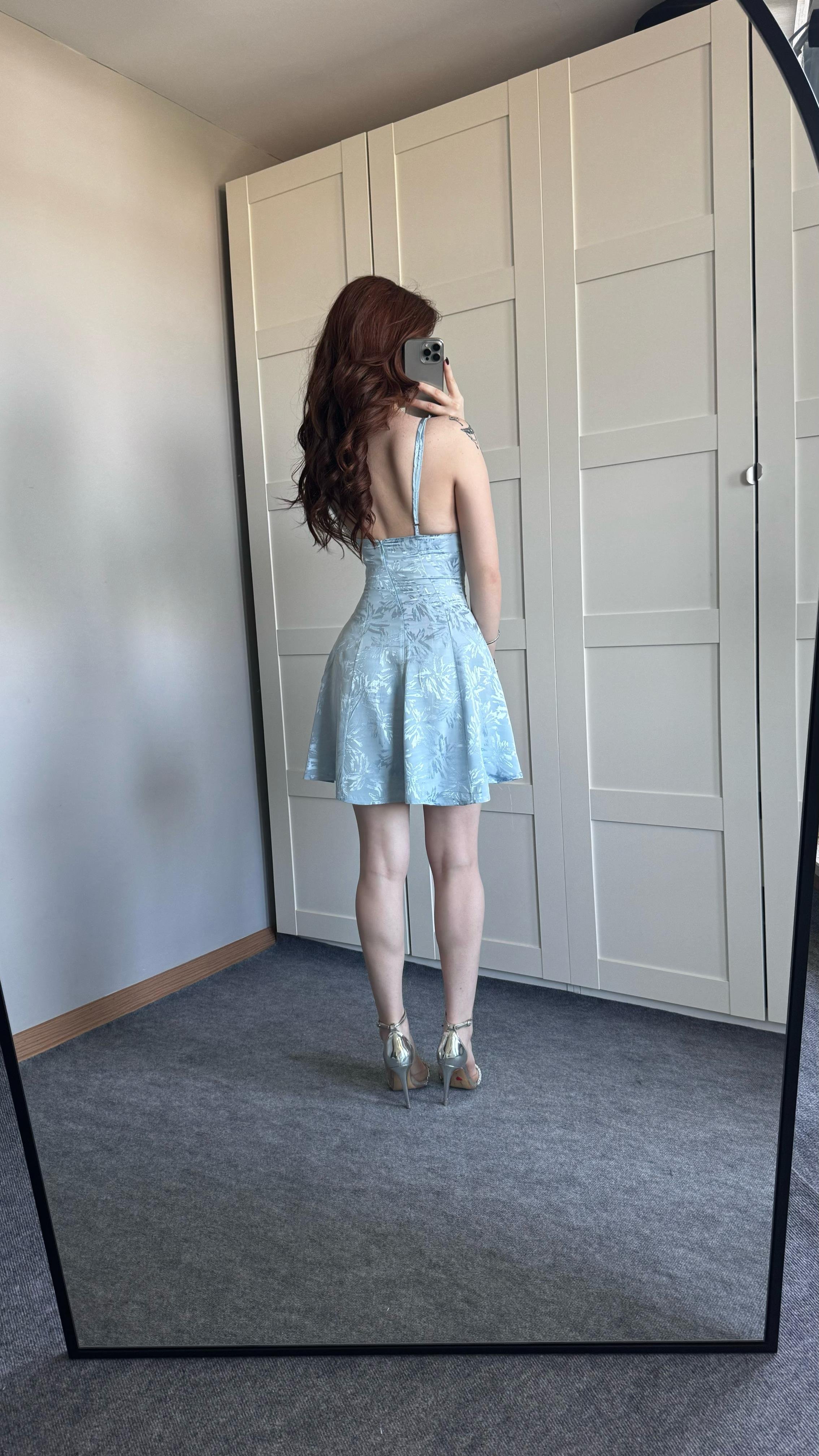 Moana Mavi Elbise