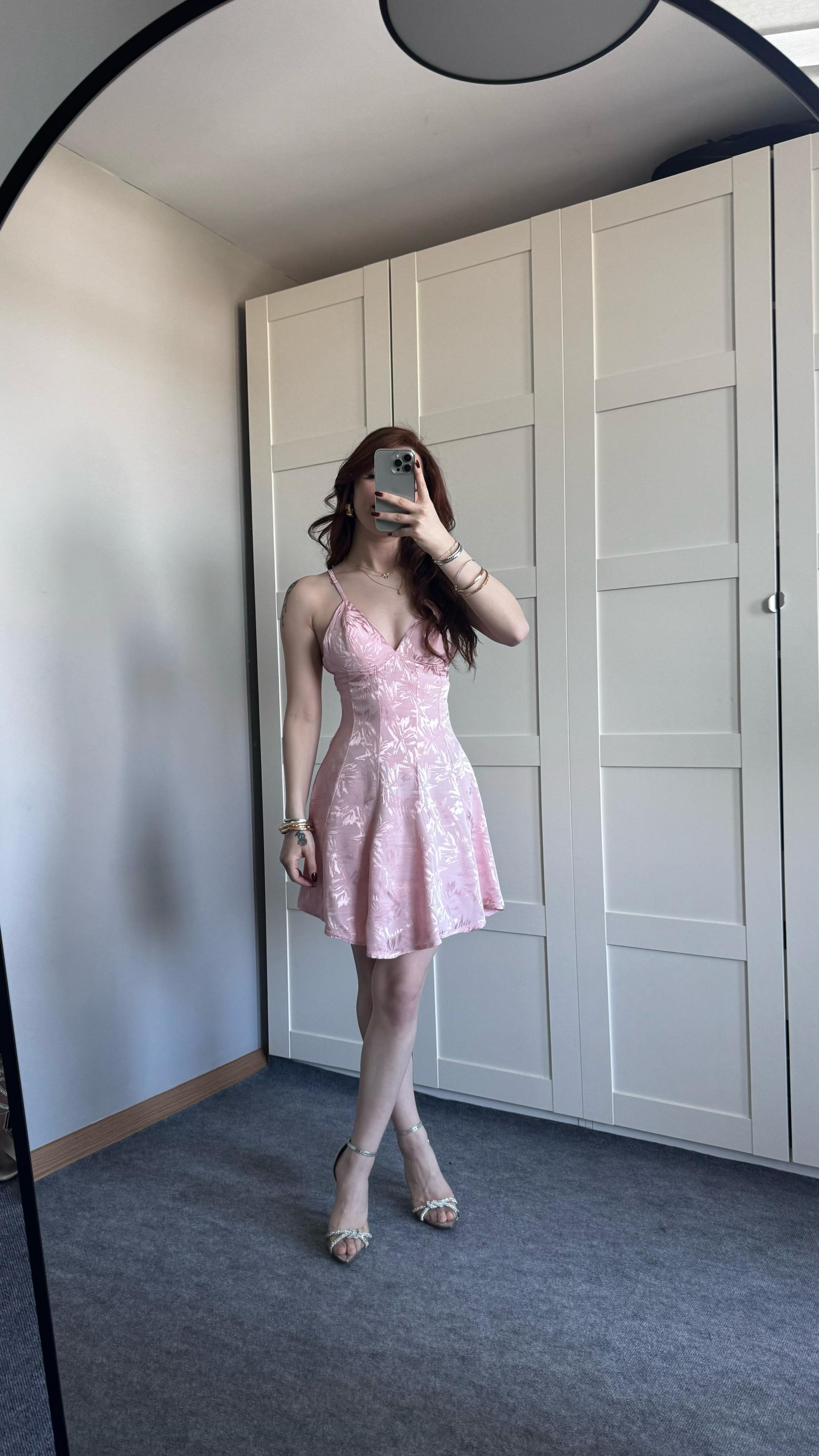 Moana Pembe Elbise