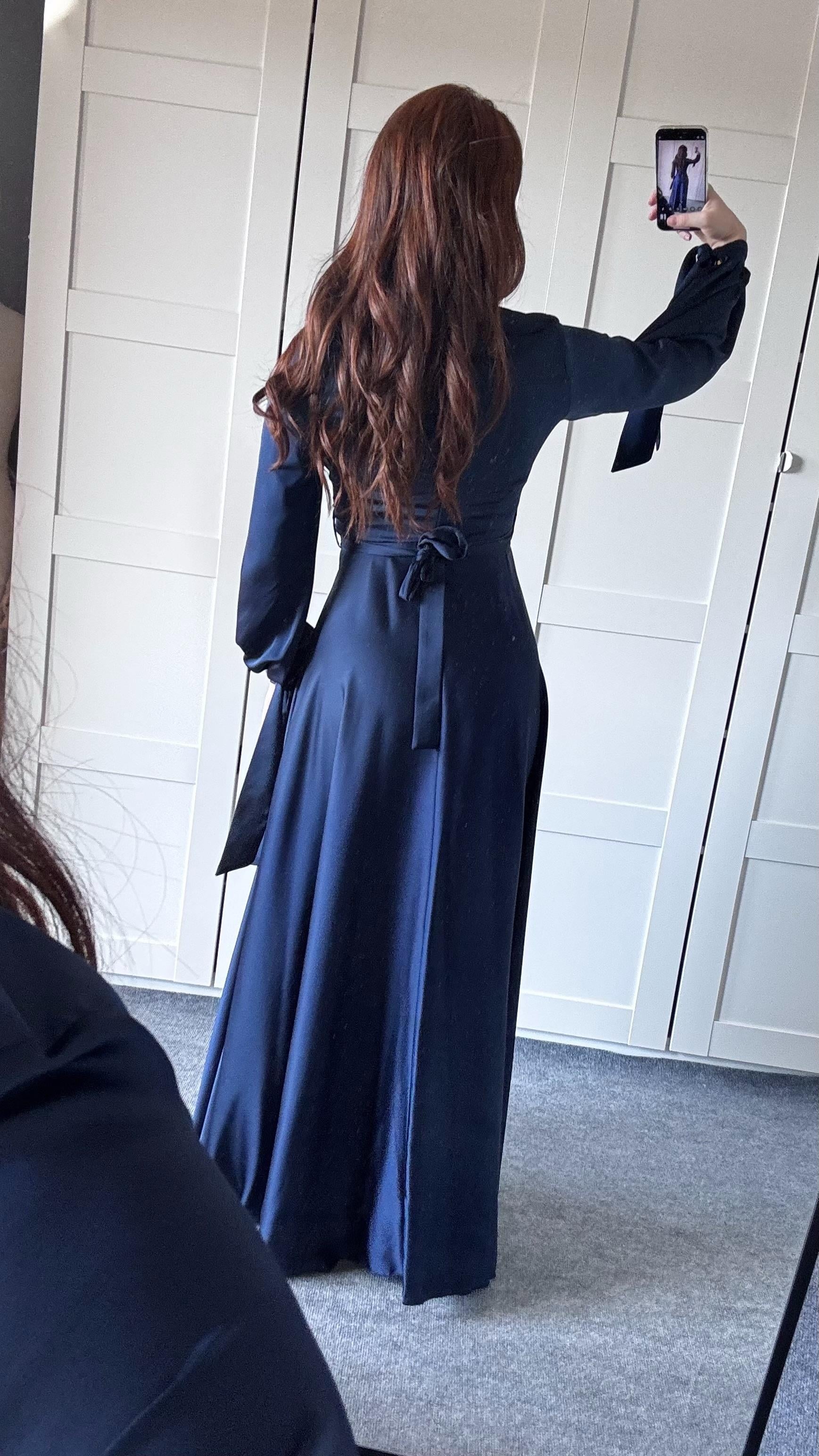 Morgana Degaje Abiye Lacivert 