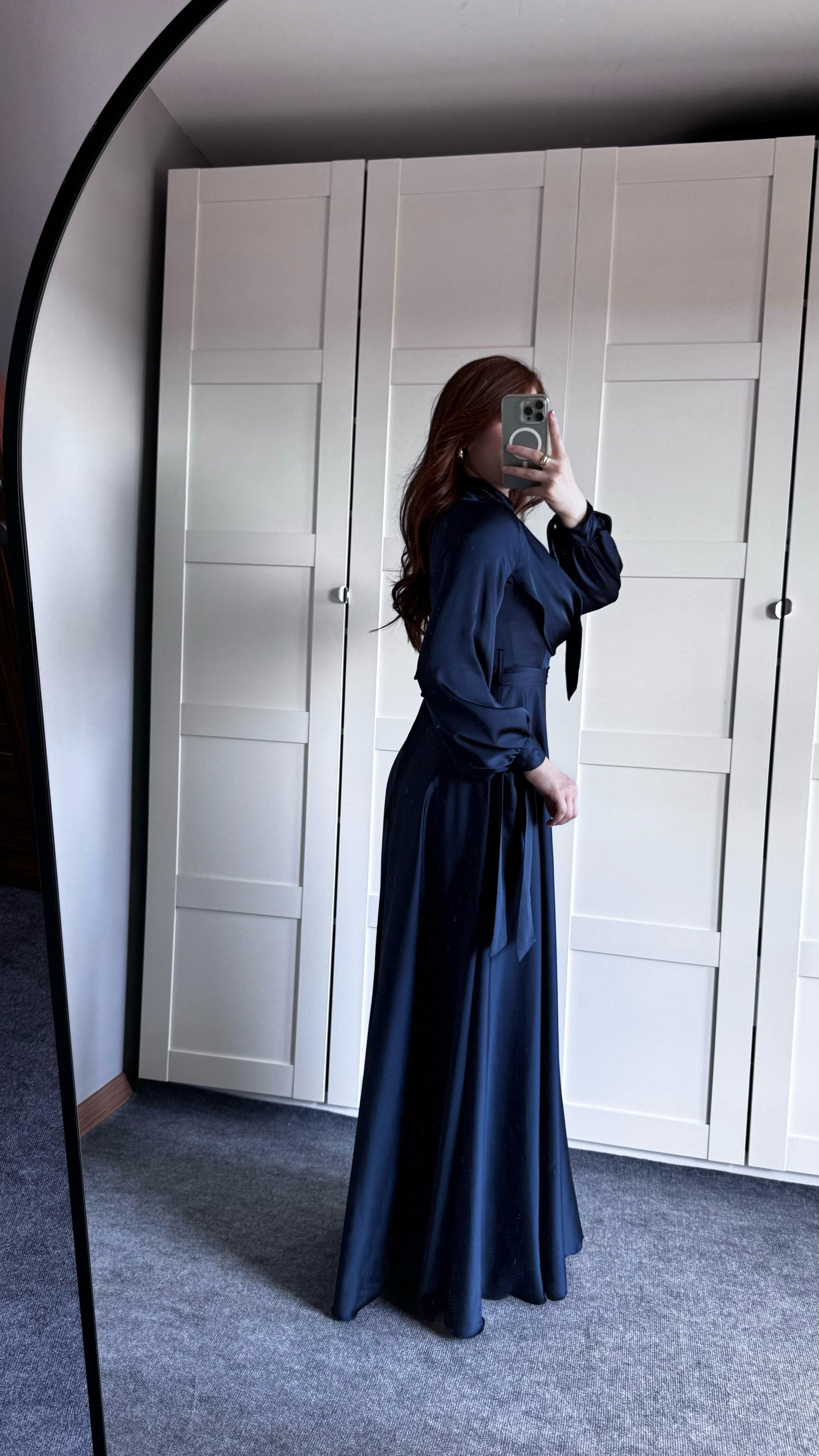 Morgana Degaje Abiye Lacivert 