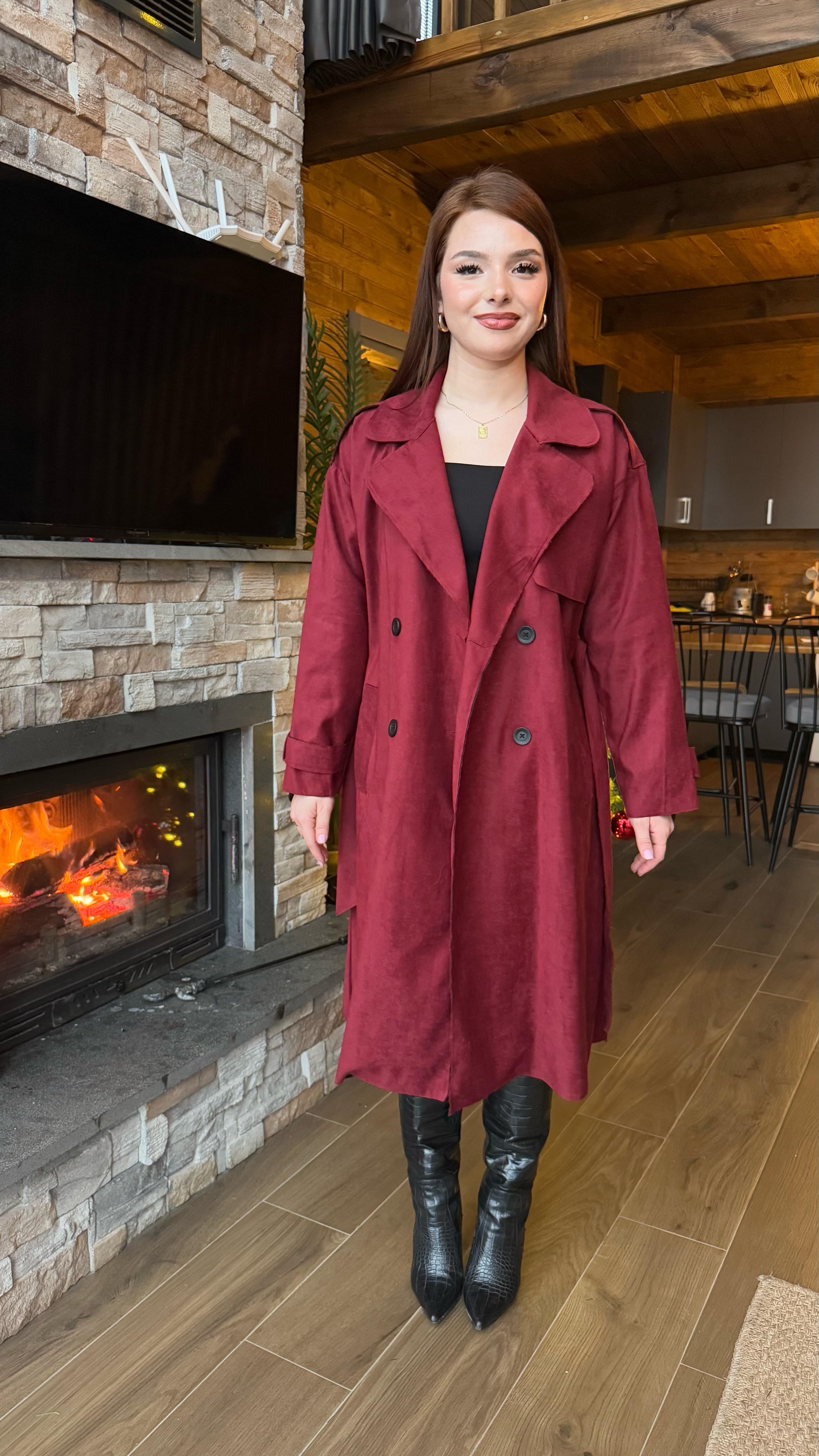 Nubuk Trenc Zara Bordo 