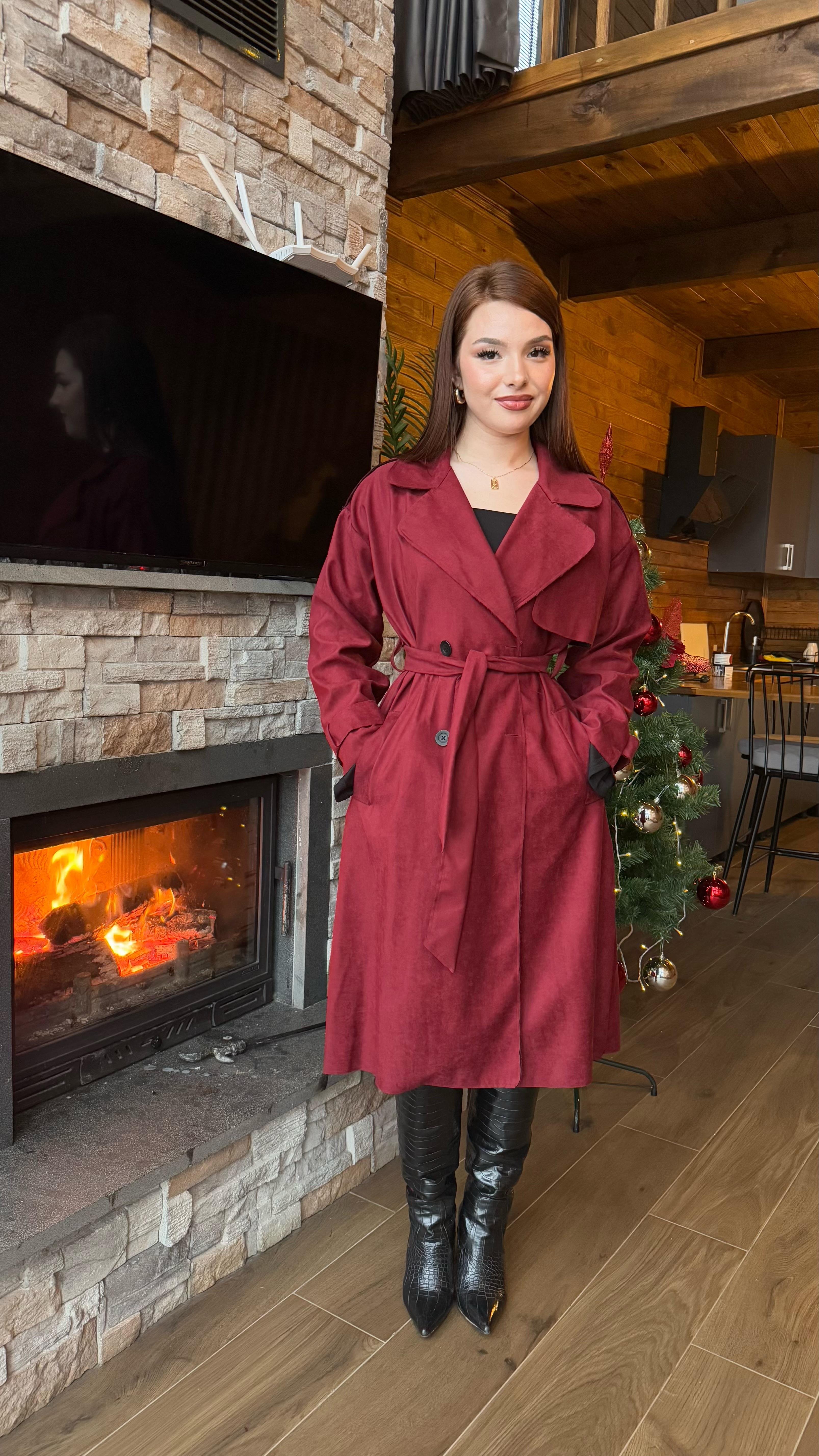 Nubuk Trenc Zara Bordo 