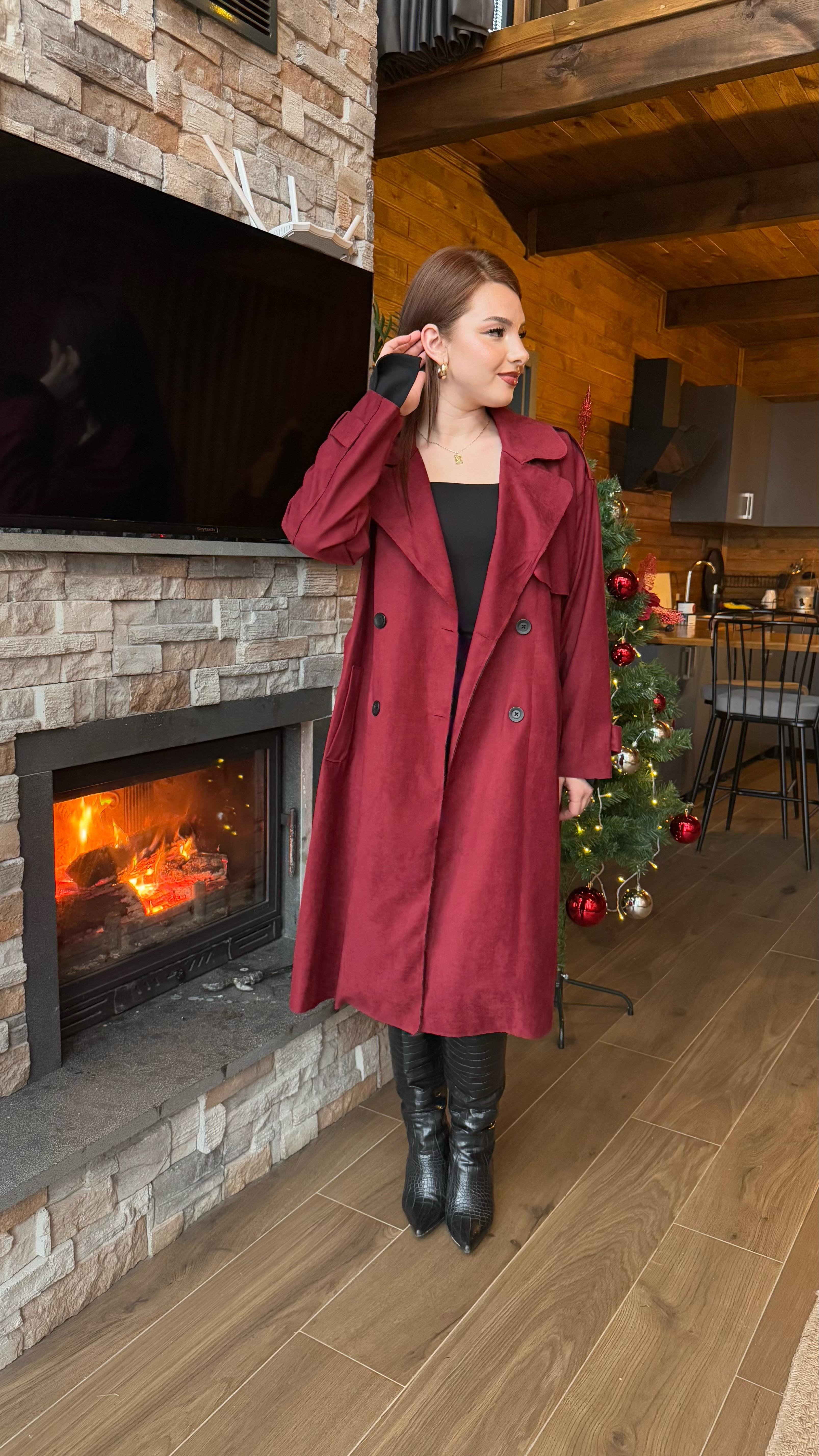 Nubuk Trenc Zara Bordo 
